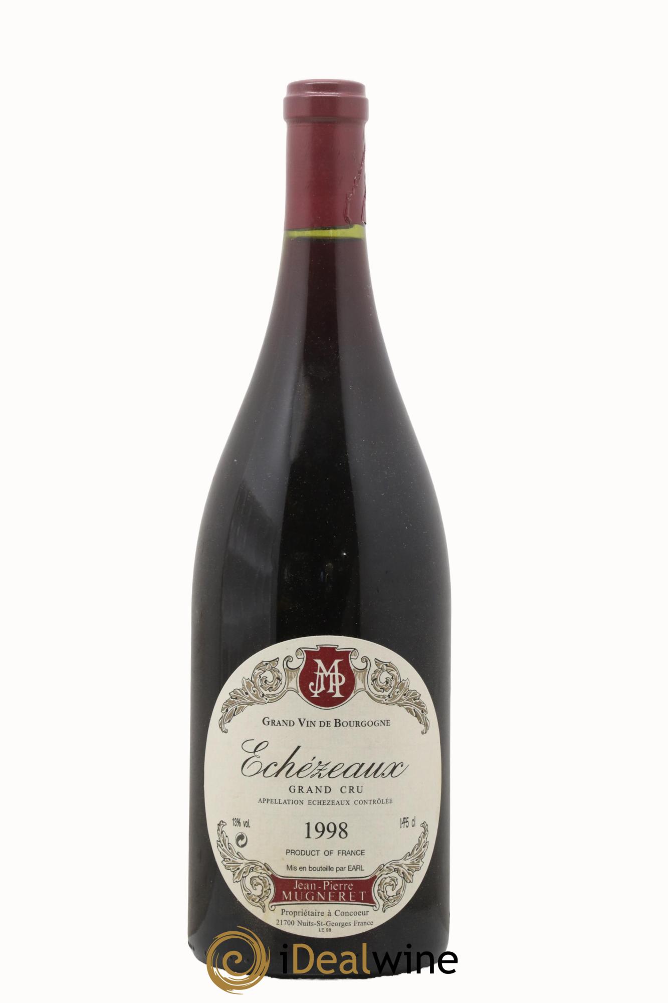 Echezeaux Grand Cru Domaine Jean-Pierre Mugneret 1998 - Lot de 1 magnum - 0