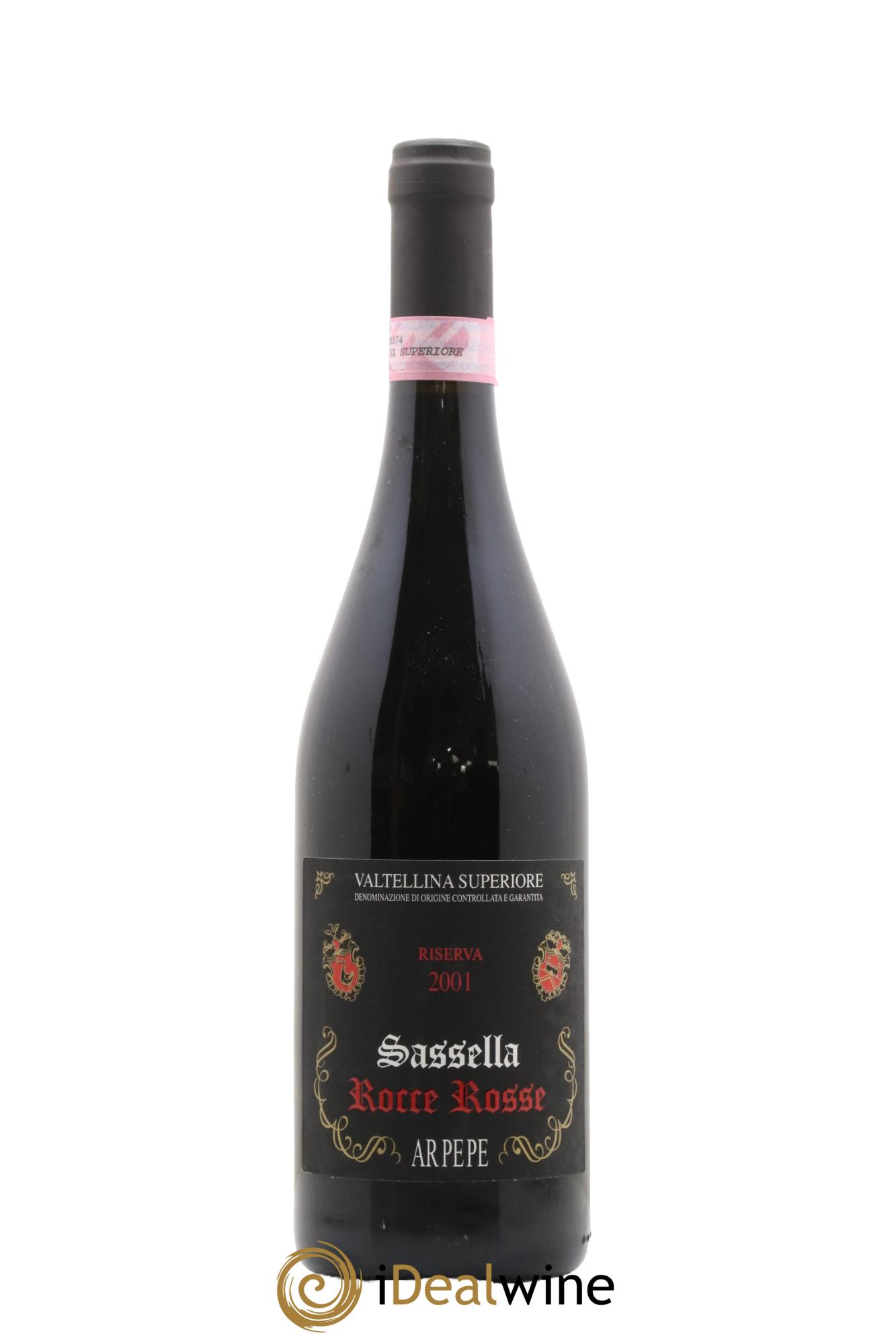 Italie Valtellina Superiore DOCG Sassella Rocce Rosse AR.PE.PE 2001 - Lot de 1 bouteille - 0