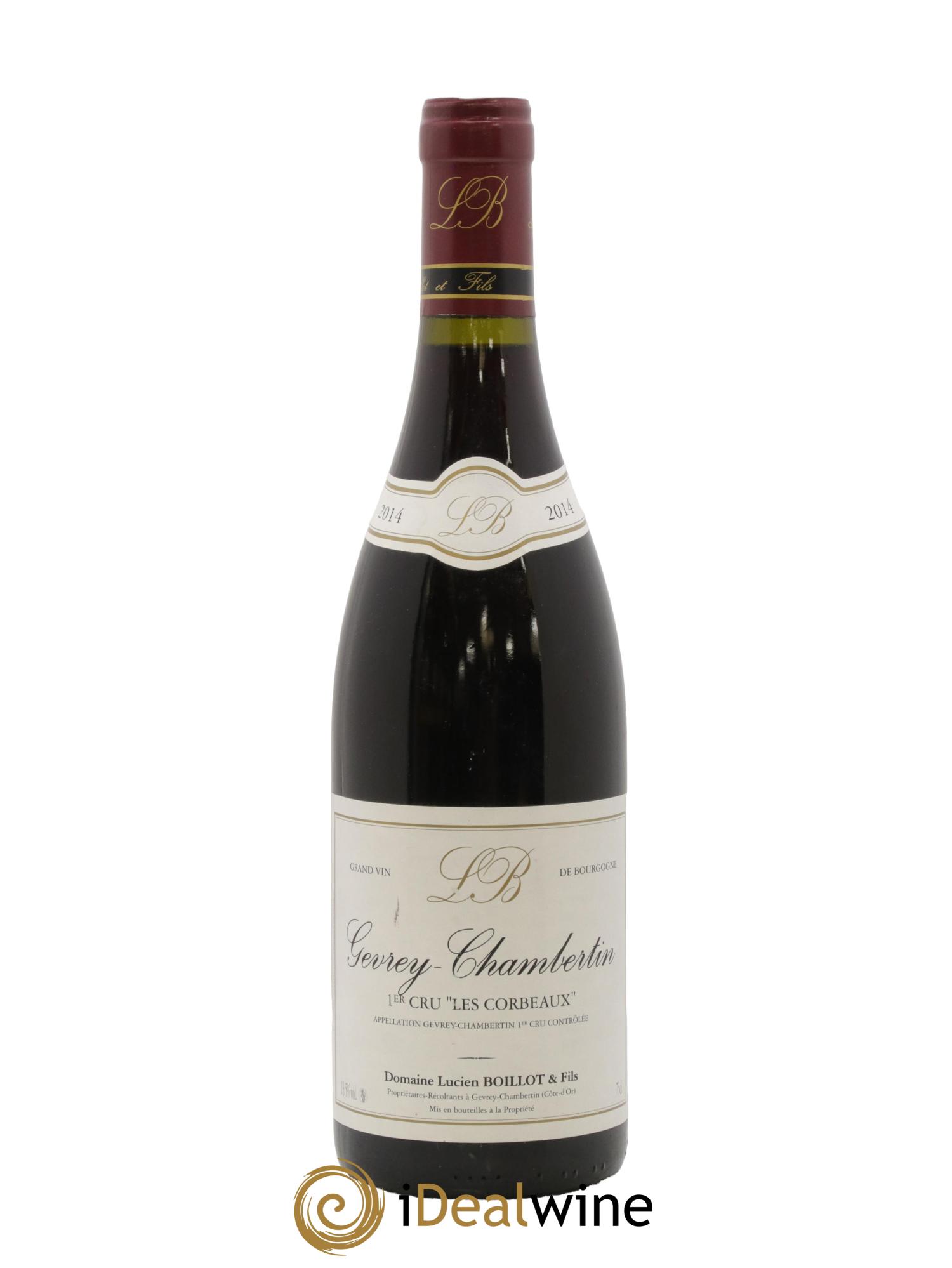 Gevrey-Chambertin 1er Cru Les Corbeaux Lucien Boillot & Fils (Domaine) 2014 - Lot de 1 bouteille - 0