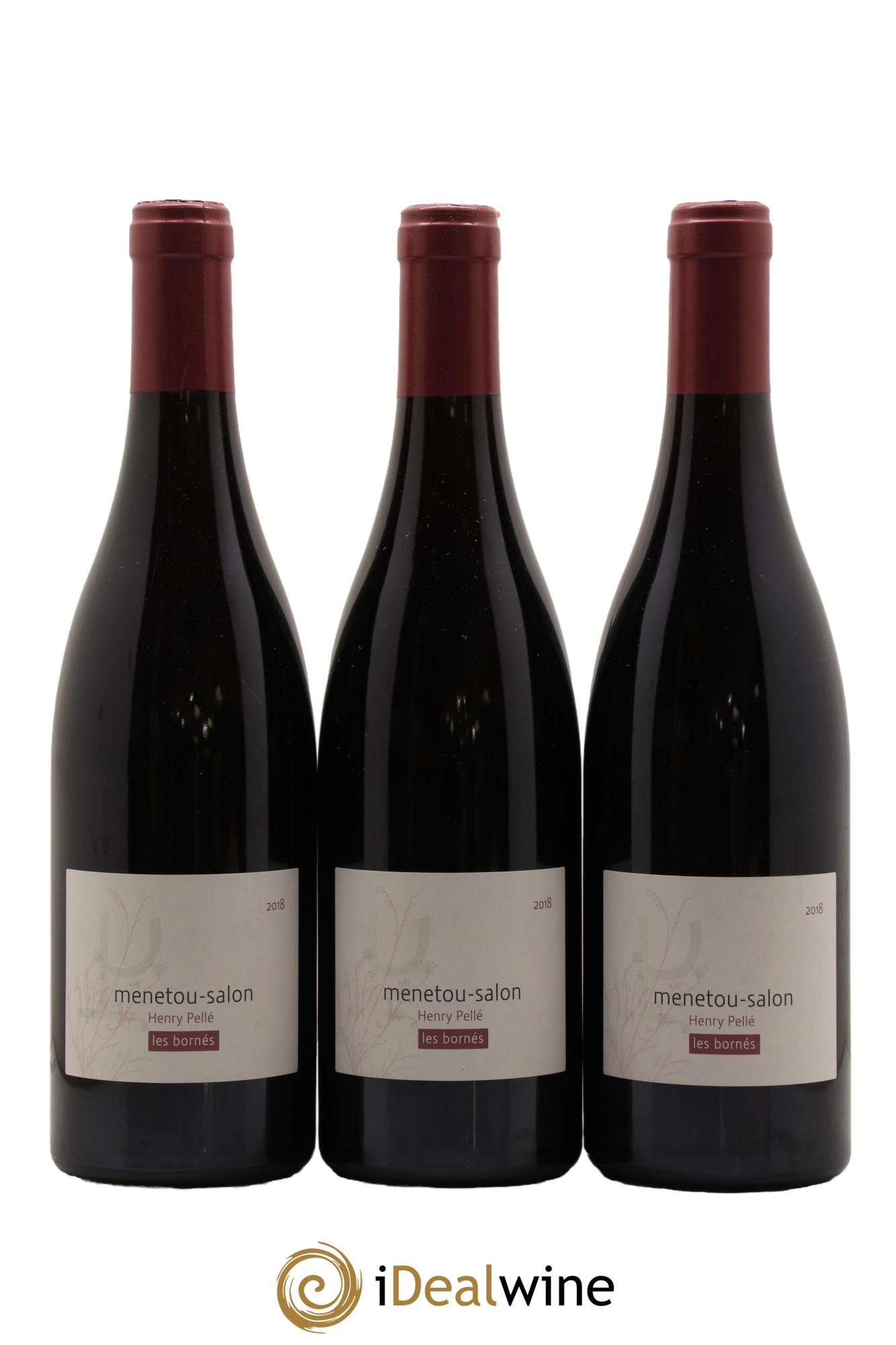 Menetou-Salon Les Bornés Domaine Henry Pellé 2018 - Lot de 3 bouteilles - 0