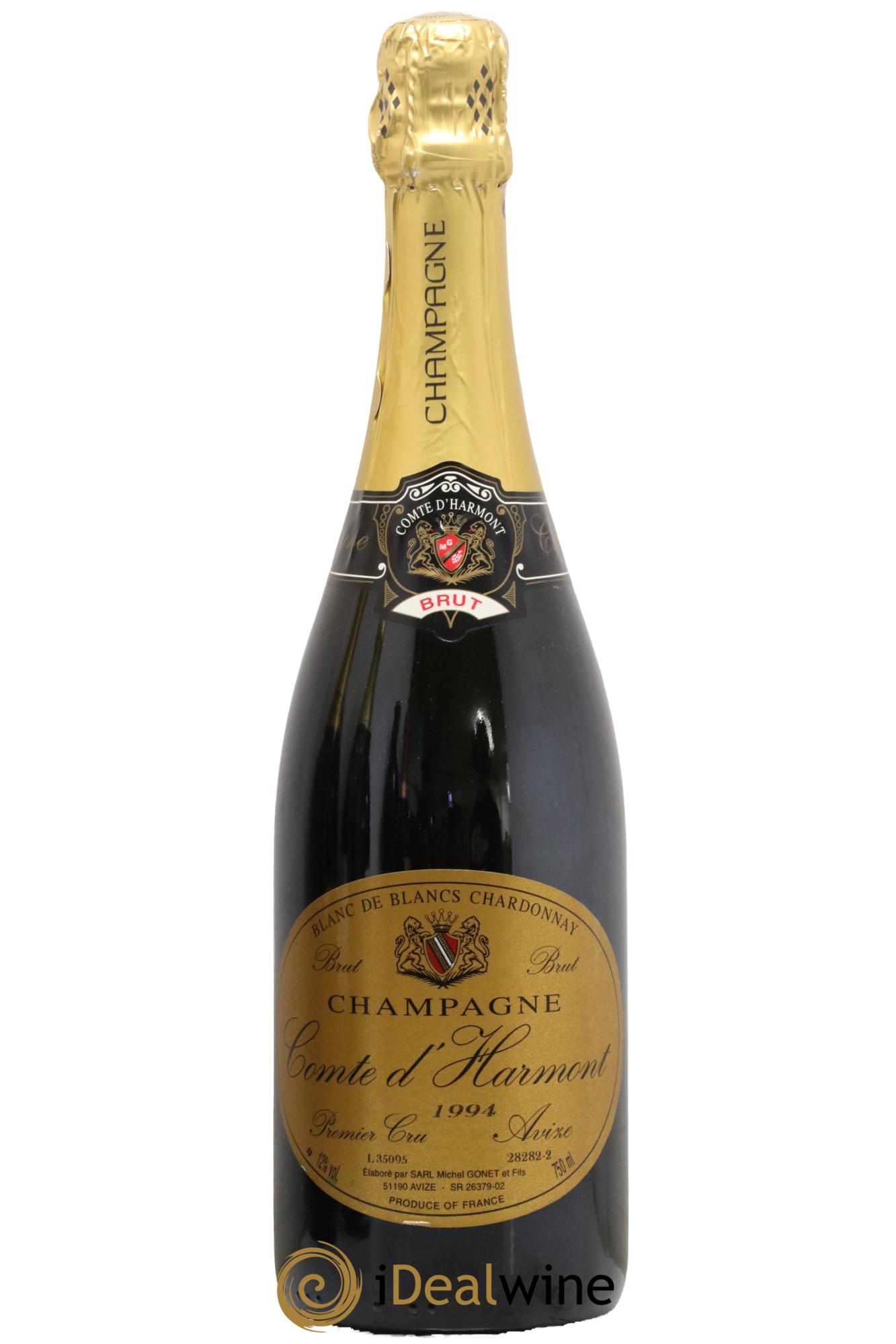 Champagne 1 Er Cru Comte d'Harmont 1994 - Posten von 1 Flasche - 0