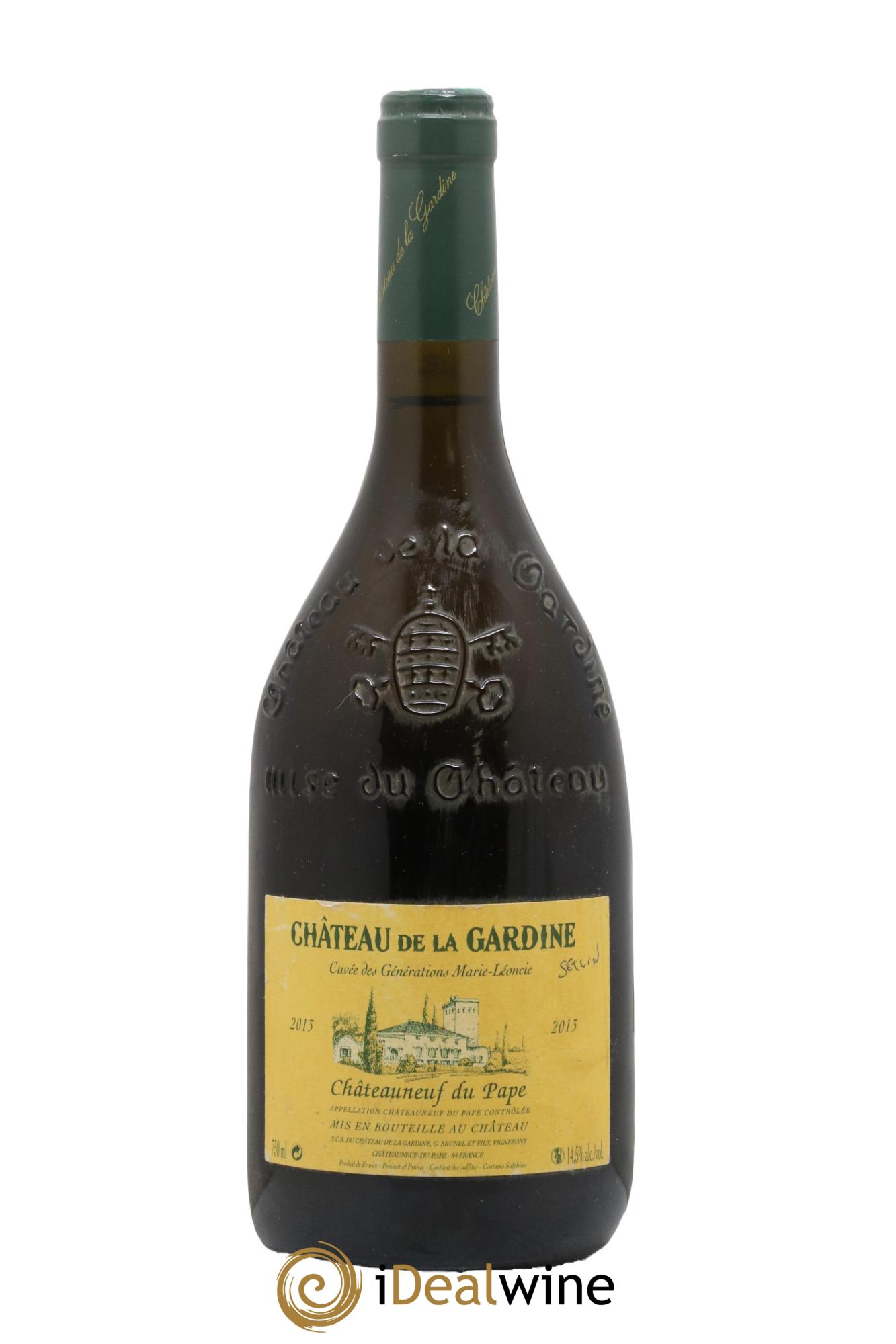 Châteauneuf-du-Pape La Gardine Famille Brunel 2013 - Lot de 1 bouteille - 0