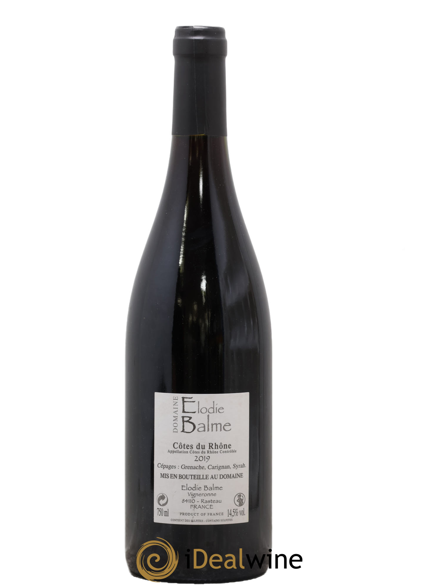 Côtes-du-Rhône Elodie Balme (Domaine) 2019 - Lot de 1 bouteille - 1