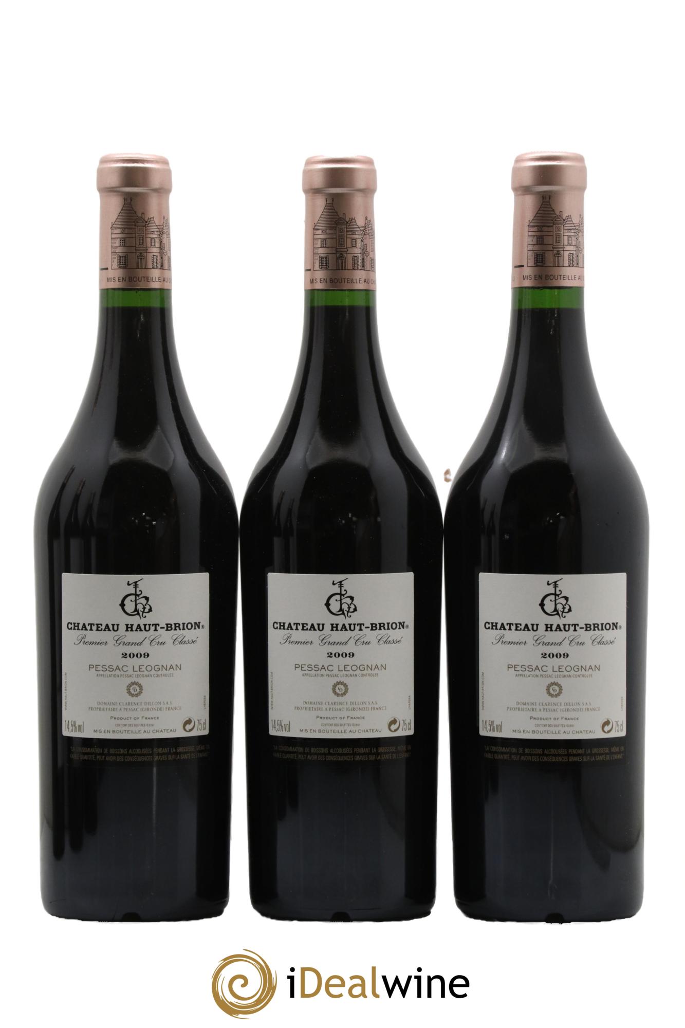 Château Haut Brion 1er Grand Cru Classé 2009 - Posten von 6 Flaschen - 2