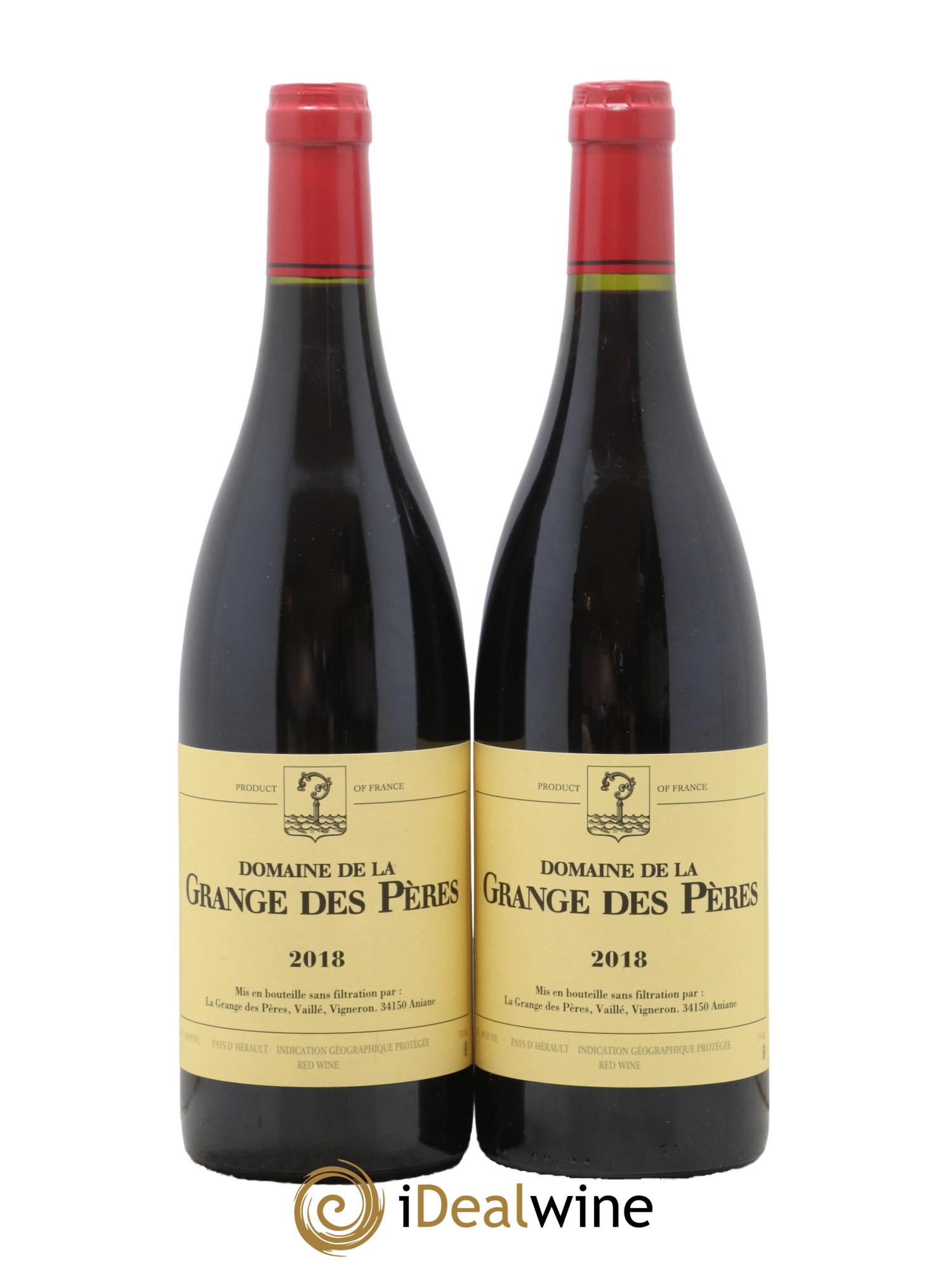 Pays d'Hérault Grange des Pères Laurent Vaillé 2018 - Lot de 2 bouteilles - 0