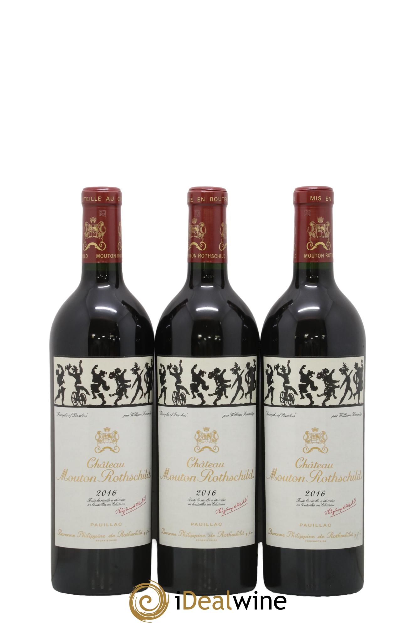 Château Mouton Rothschild 1er Grand Cru Classé 2016 - Lotto di 6 bottiglie - 4