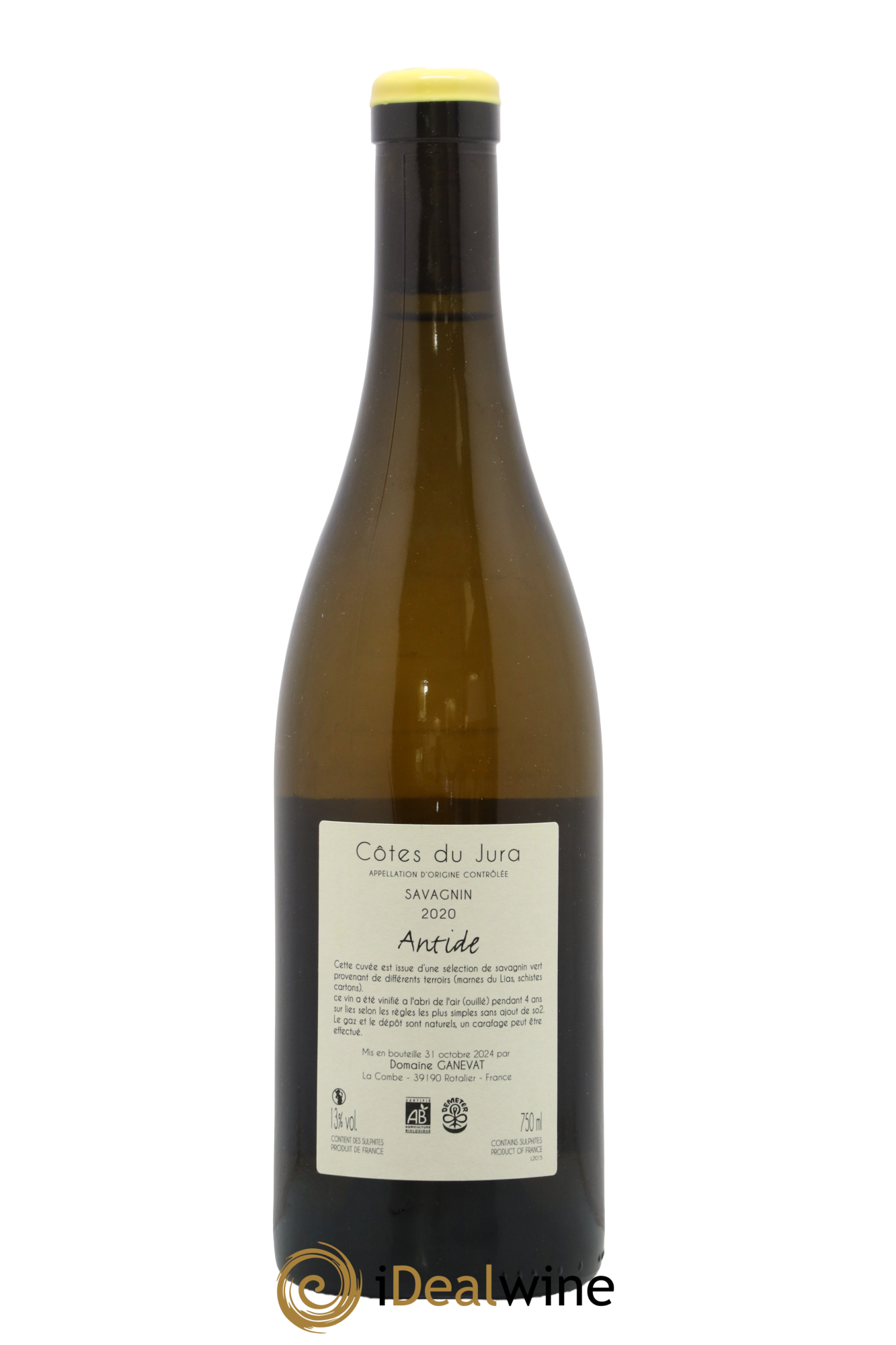 Côtes du Jura Savagnin Antide Jean-François Ganevat (Domaine) 2020 - Lot of 1 bottle - 1