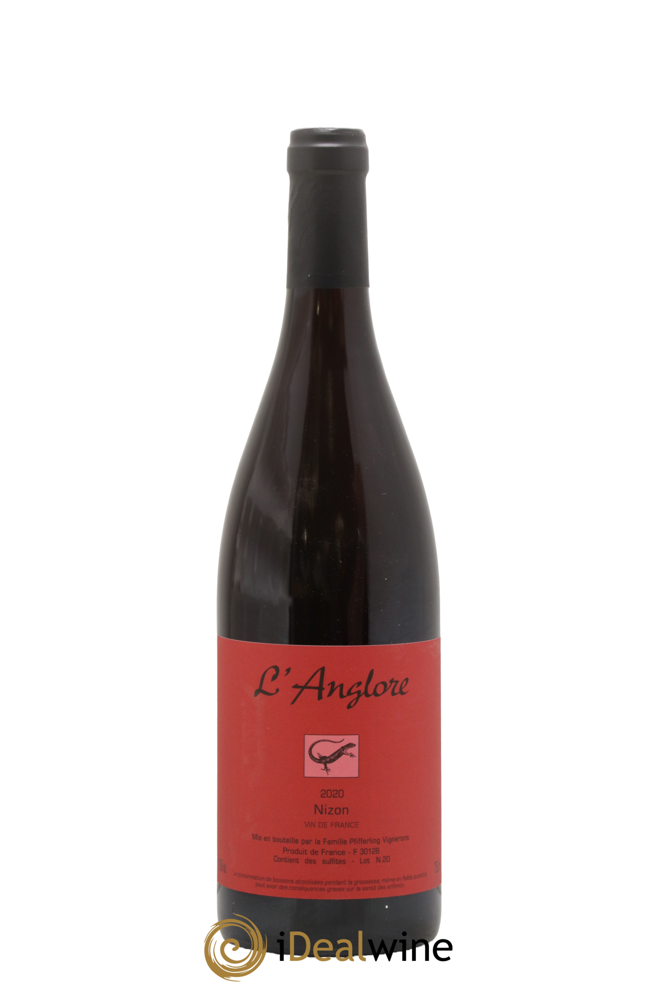 Vin de France Nizon L'Anglore 2020 - Lot of 1 bottle - 0