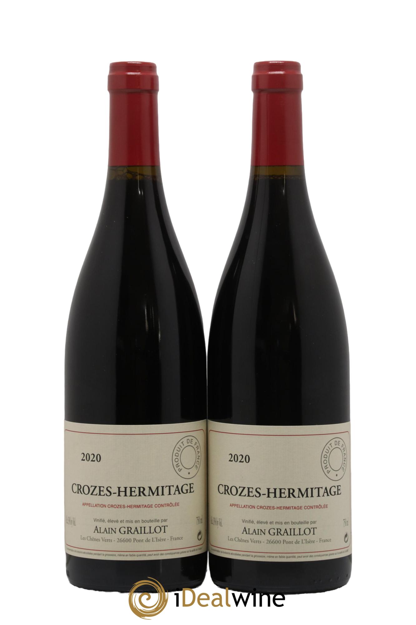 Crozes-Hermitage Domaine Graillot 2020 - Lot of 2 bottles - 0
