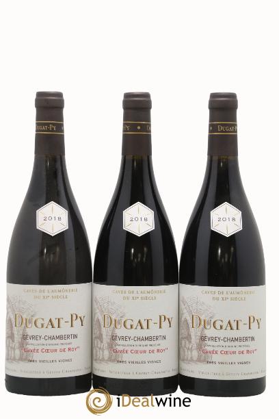 Gevrey-Chambertin Coeur de Roy Très Vieilles Vignes Dugat-Py 2018 - Lot de 3 bouteilles - 0