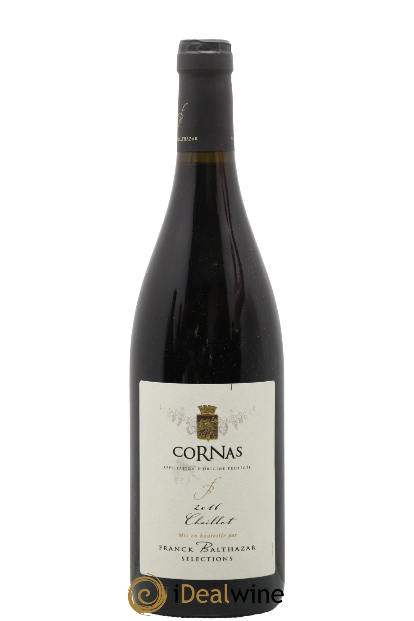 Cornas Chaillot Franck Balthazar (Domaine) 2016 - Lot de 1 bouteille - 0