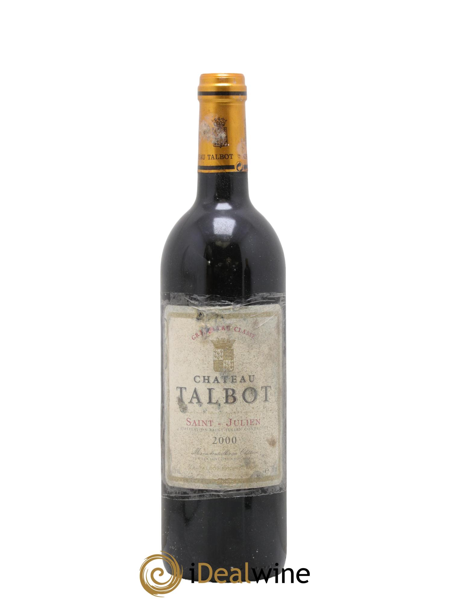 Château Talbot 4ème Grand Cru Classé 2000 - Posten von 1 Flasche - 0