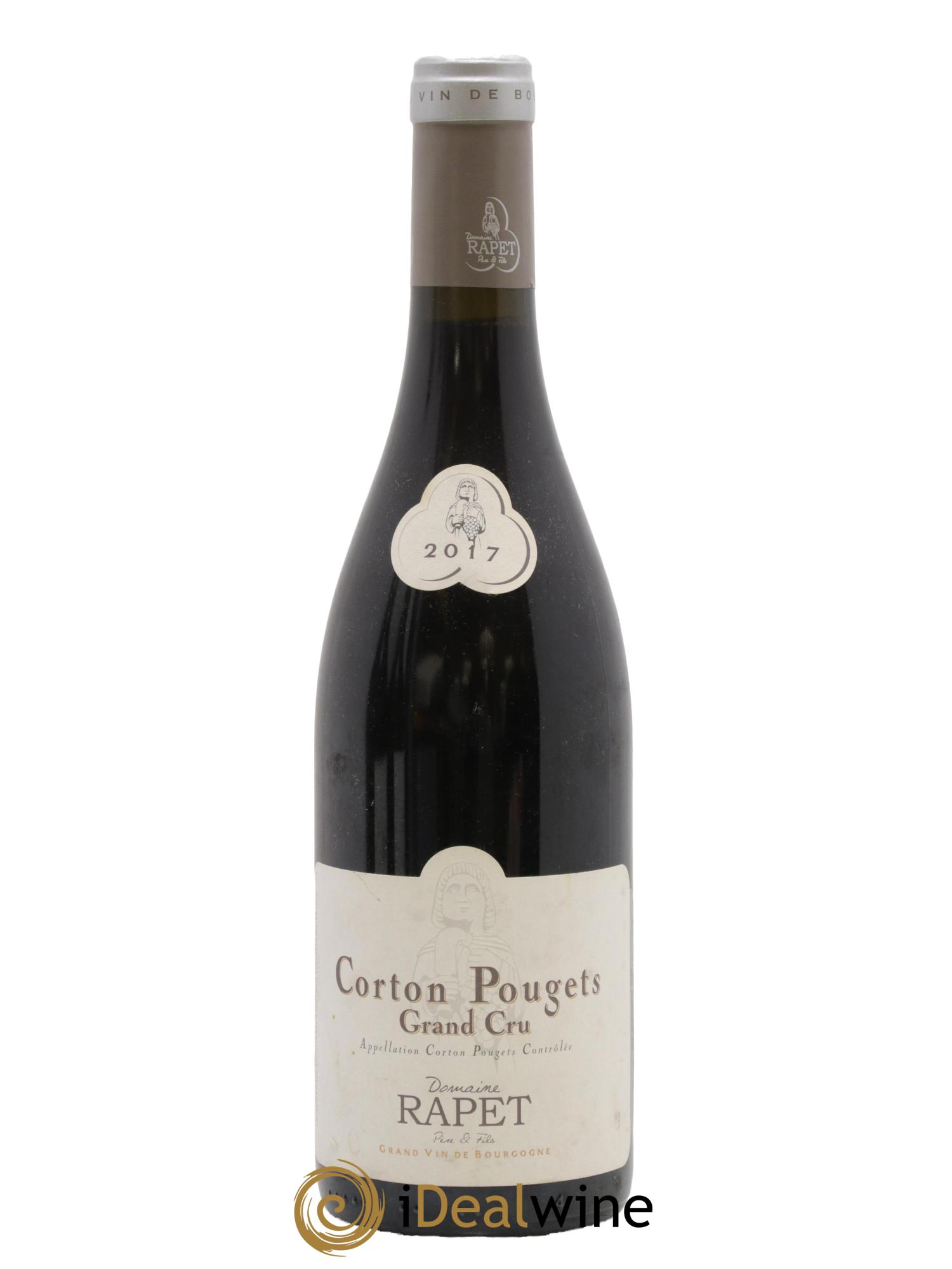 Corton Grand Cru Pougets Rapet Père & Fils 2017 - Lot de 1 bouteille - 0