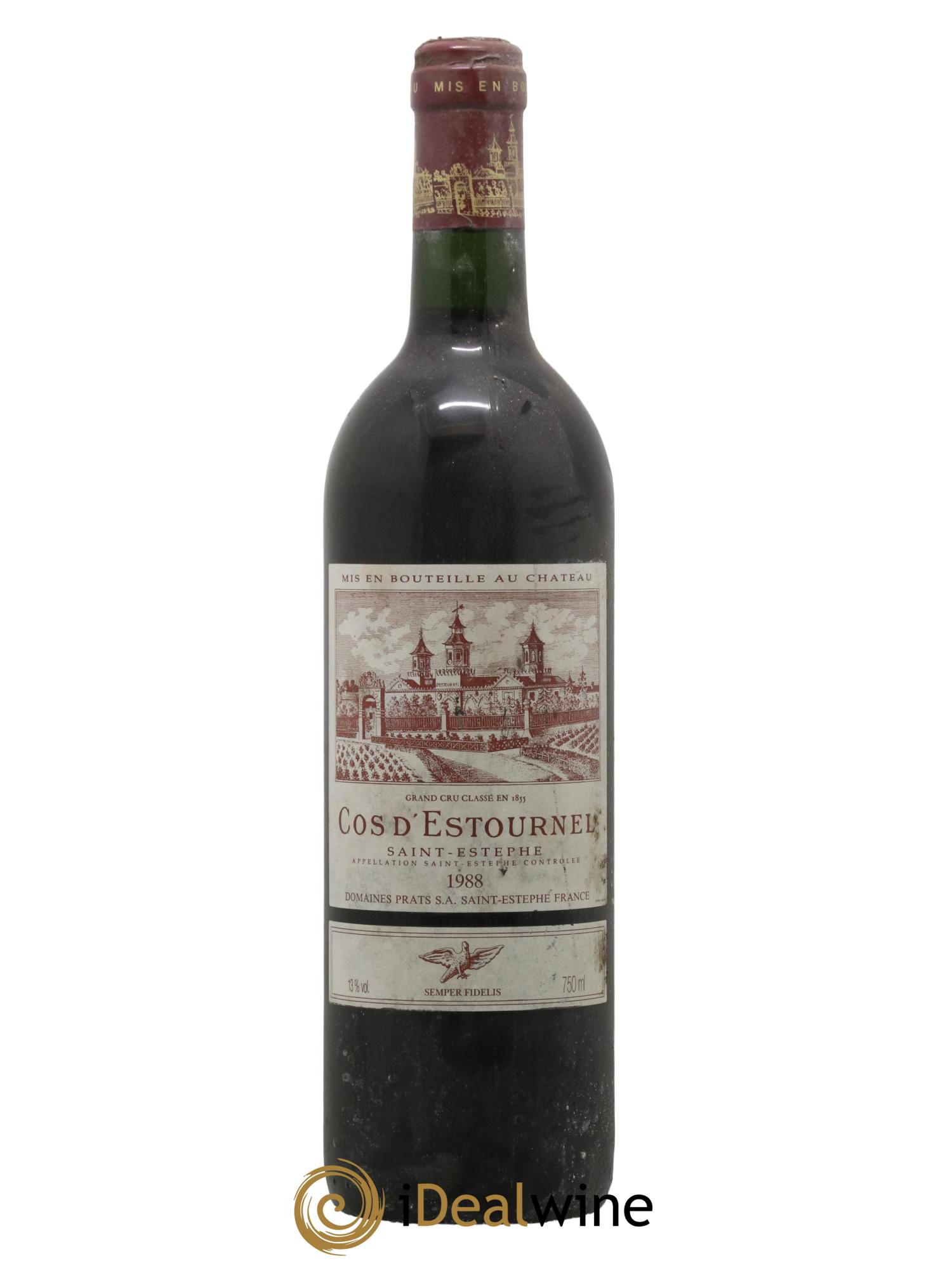 Cos d'Estournel 2ème Grand Cru Classé 1988 - Lot de 1 bouteille - 0