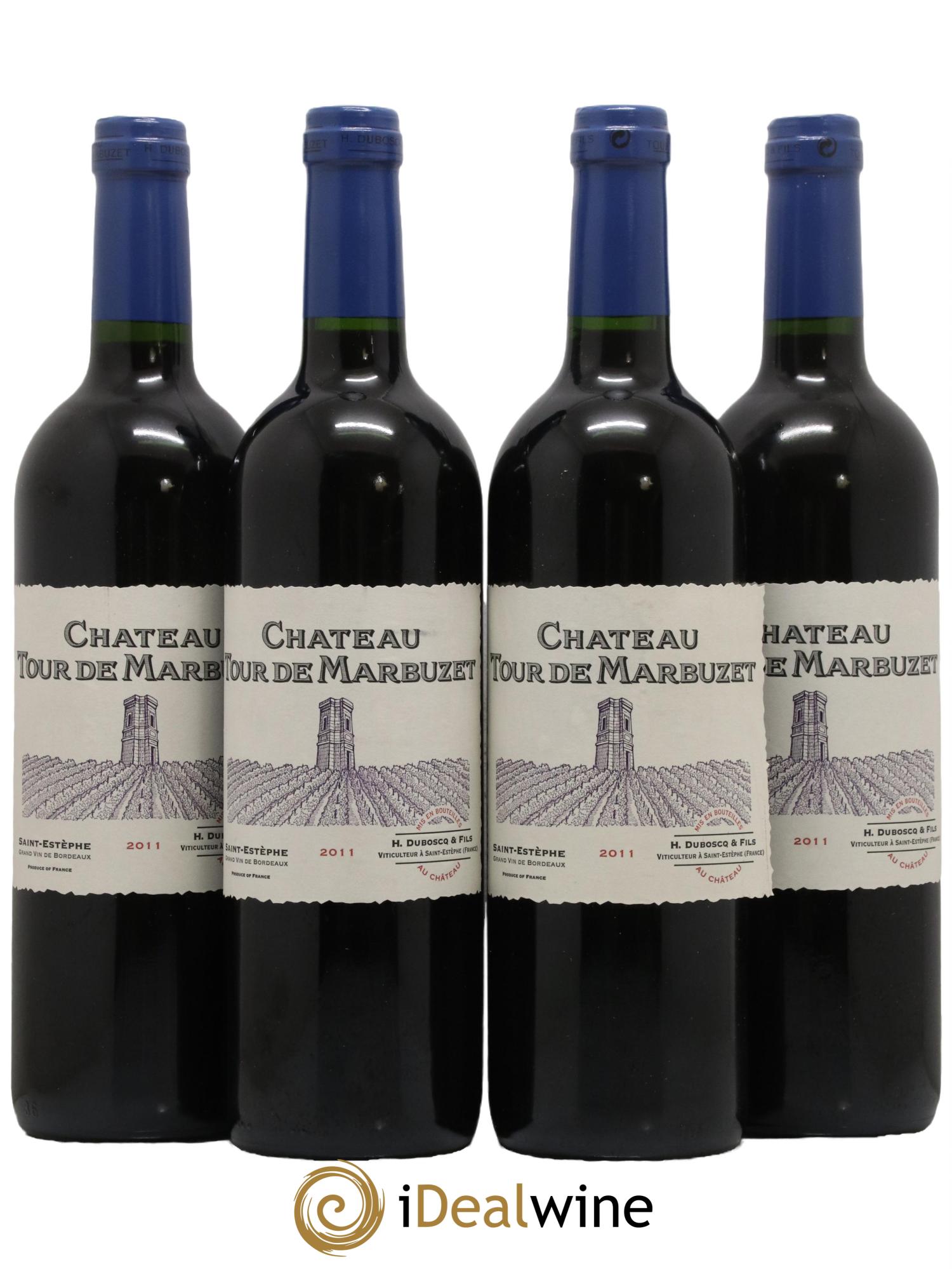 Château Tour de Marbuzet 2011 - Posten von 4 Flaschen - 0