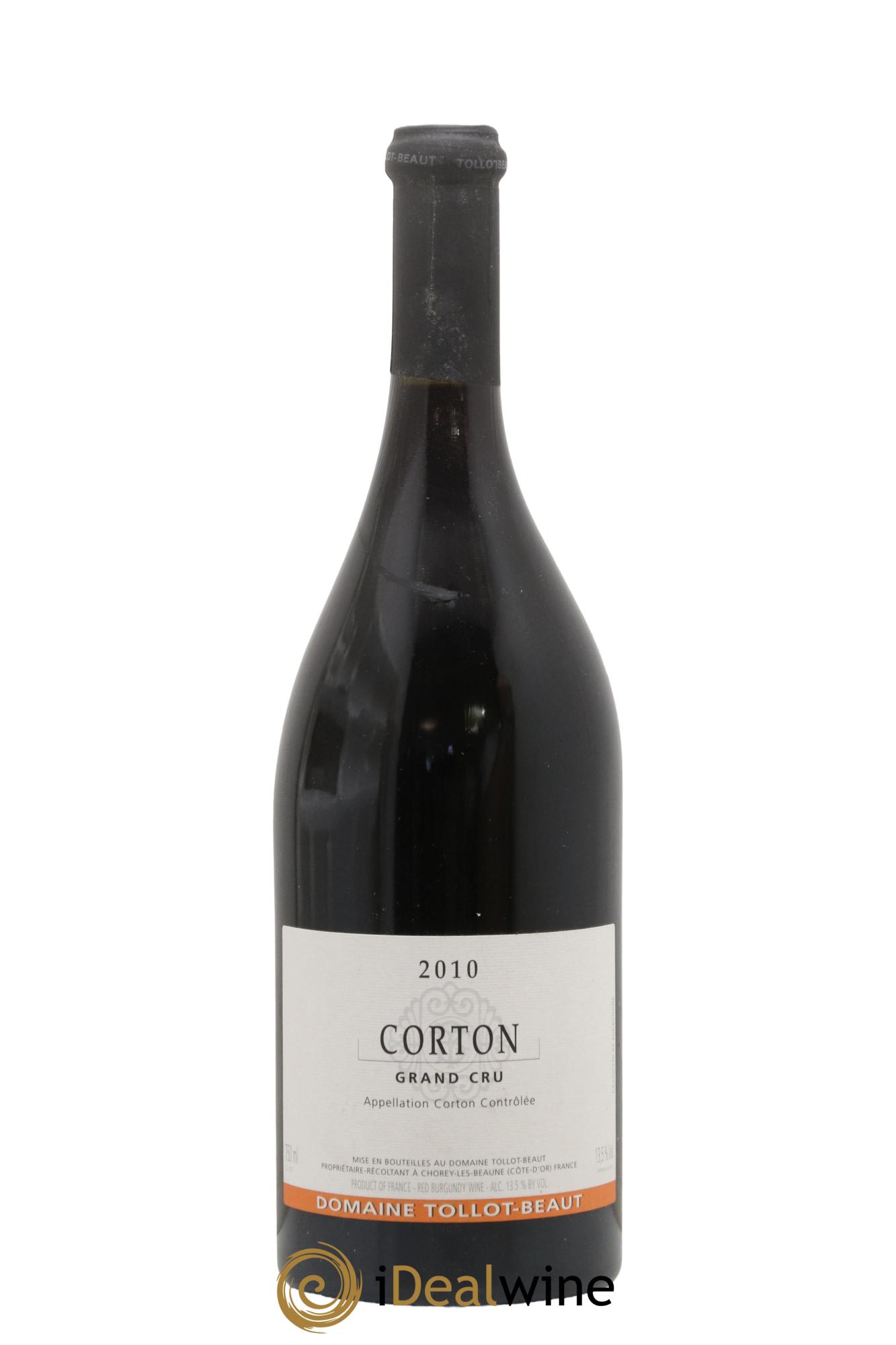 Corton Grand Cru Tollot Beaut (Domaine) 2010 - Lot de 1 bouteille - 0
