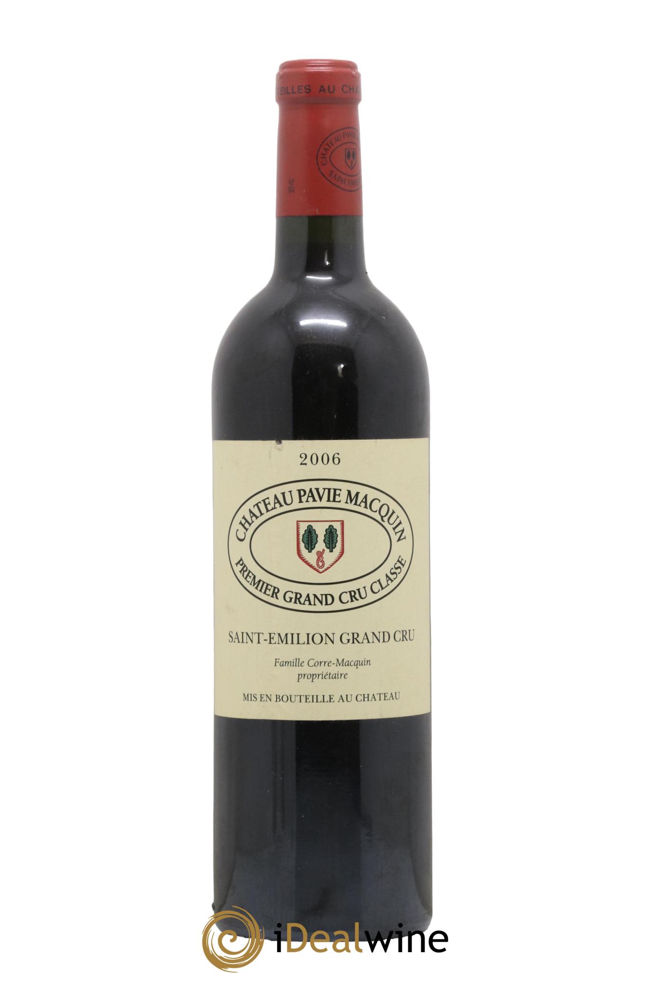 Château Pavie Macquin 1er Grand Cru Classé B 2006 - Lot de 1 bouteille - 0