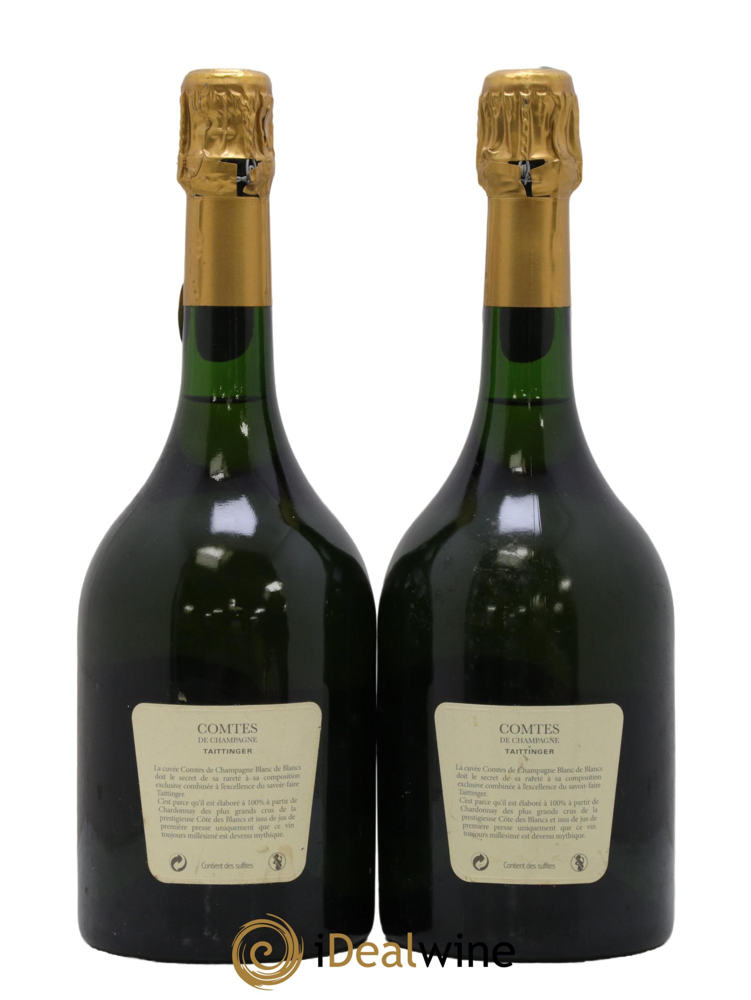 Comtes de Champagne Taittinger 1998 - Lot of 2 bottles - 1