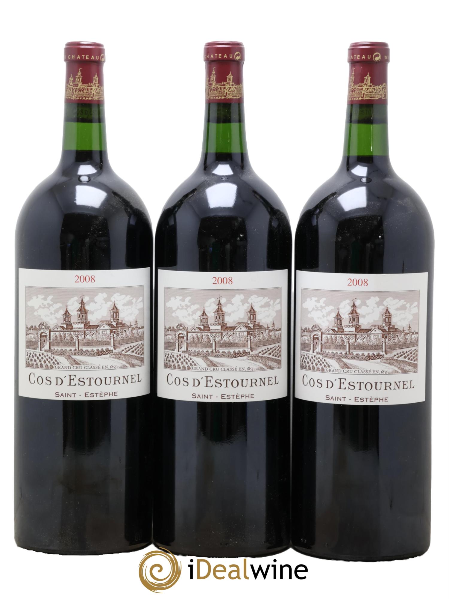 Cos d'Estournel 2ème Grand Cru Classé 2008 - Lotto di 3 magnum - 0