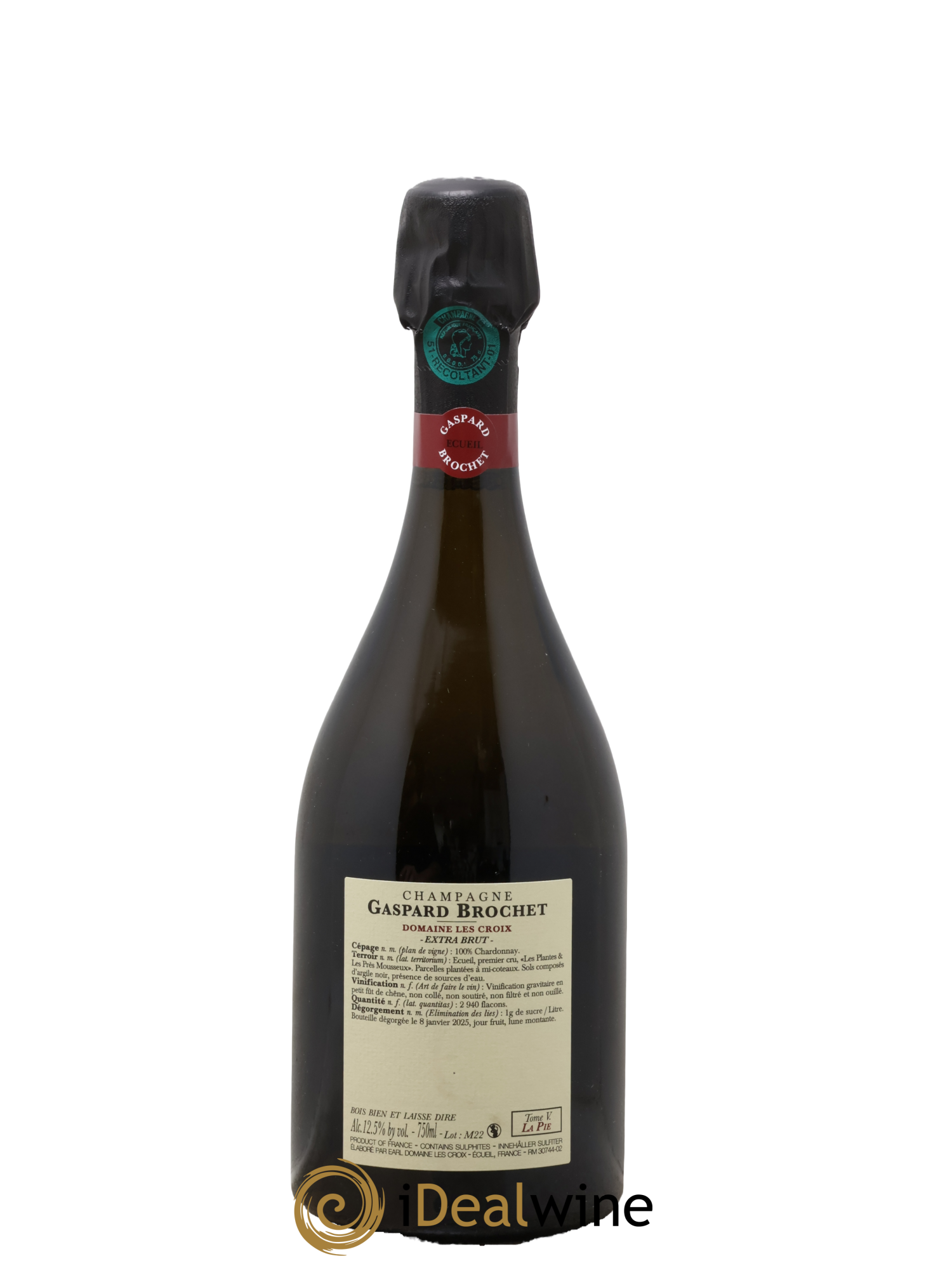 Champagne La Pie Tome V Maison Gaspard Brochet - Posten von 1 Flasche - 1