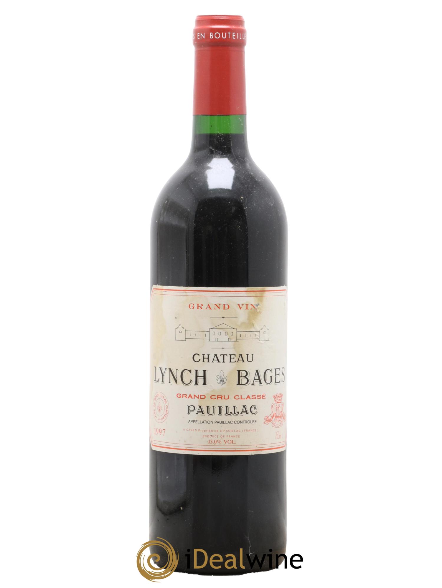 Château Lynch Bages 5ème Grand Cru Classé 1997 - Lot de 1 bouteille - 0