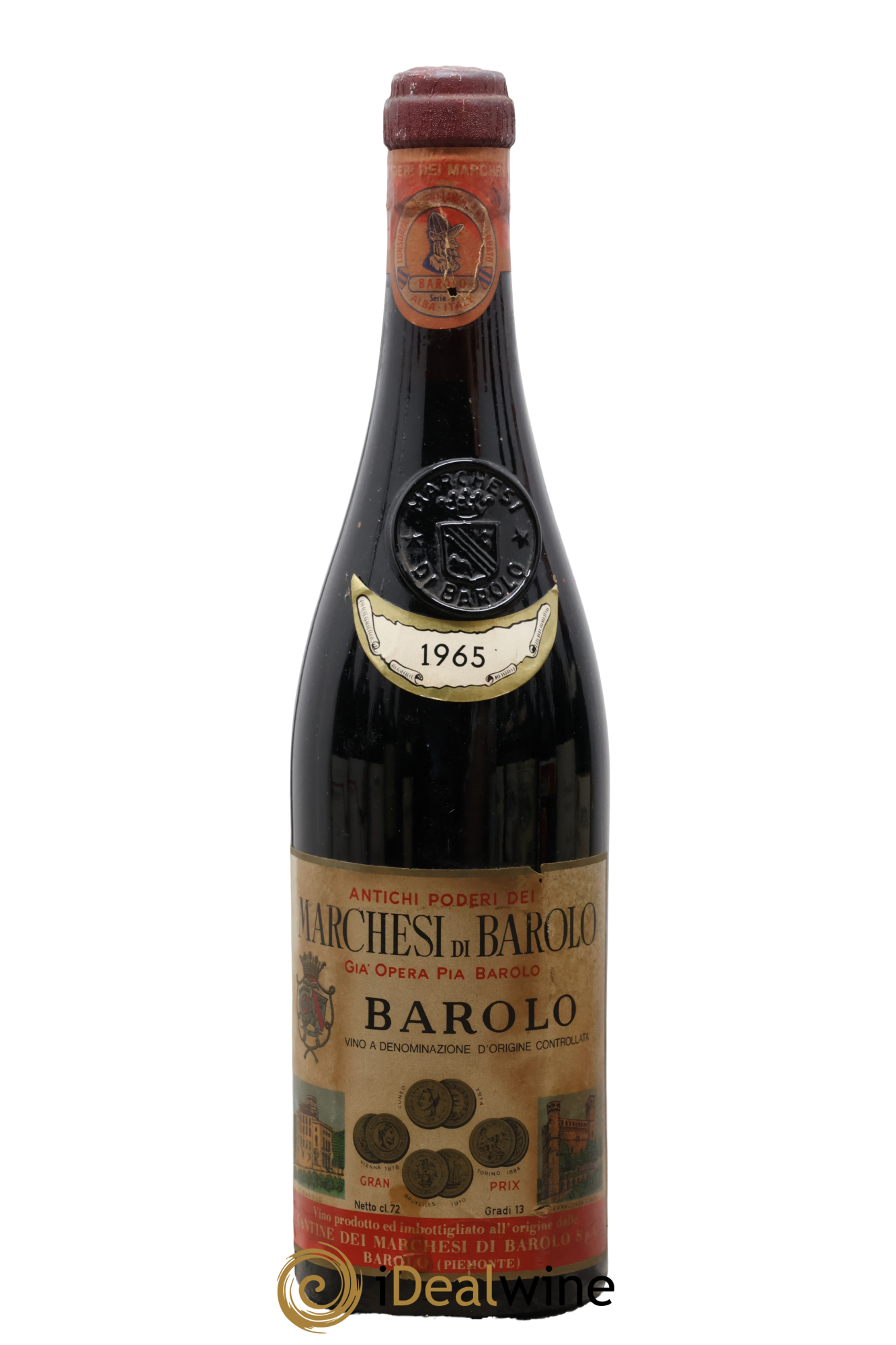 Barolo DOCG Marchesi di Barolo 1965 - Lote de 1 botella - 0