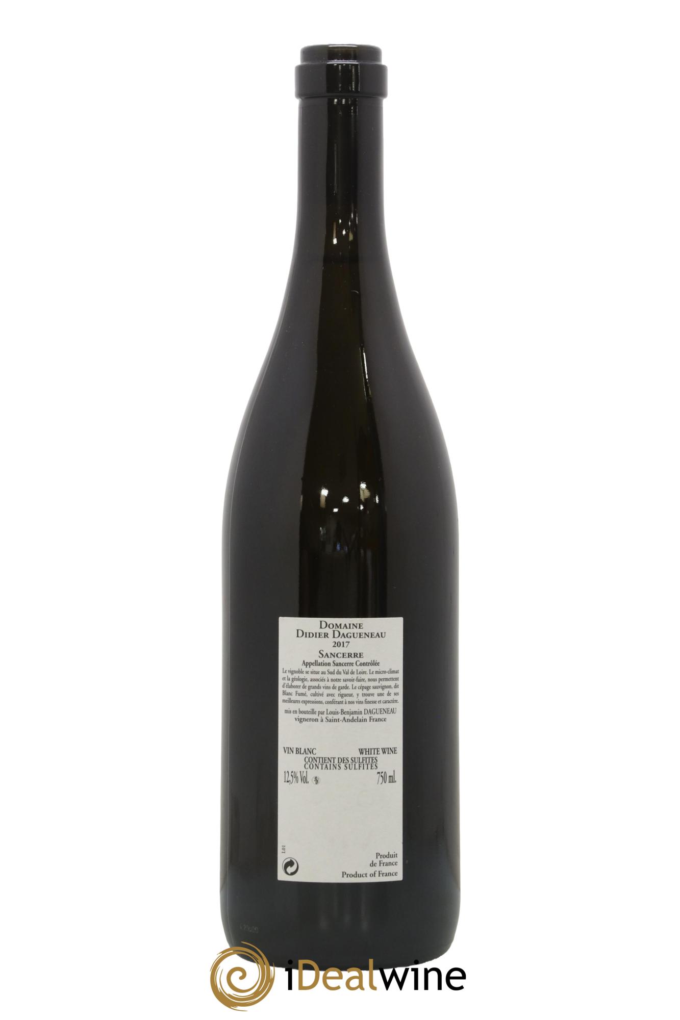 Sancerre En Chailloux Dagueneau 2017 - Lot de 1 bouteille - 1