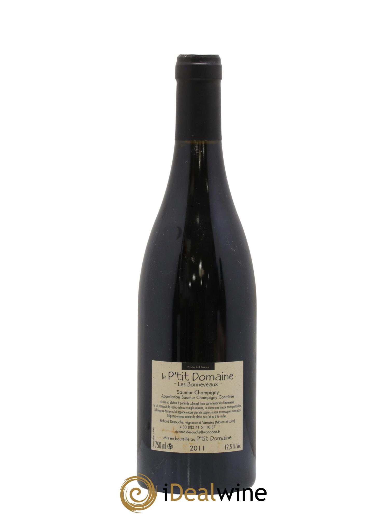 Saumur-Champigny Les Bonneveaux Domaine Richard Desouches 2011 - Lot de 1 bouteille - 1