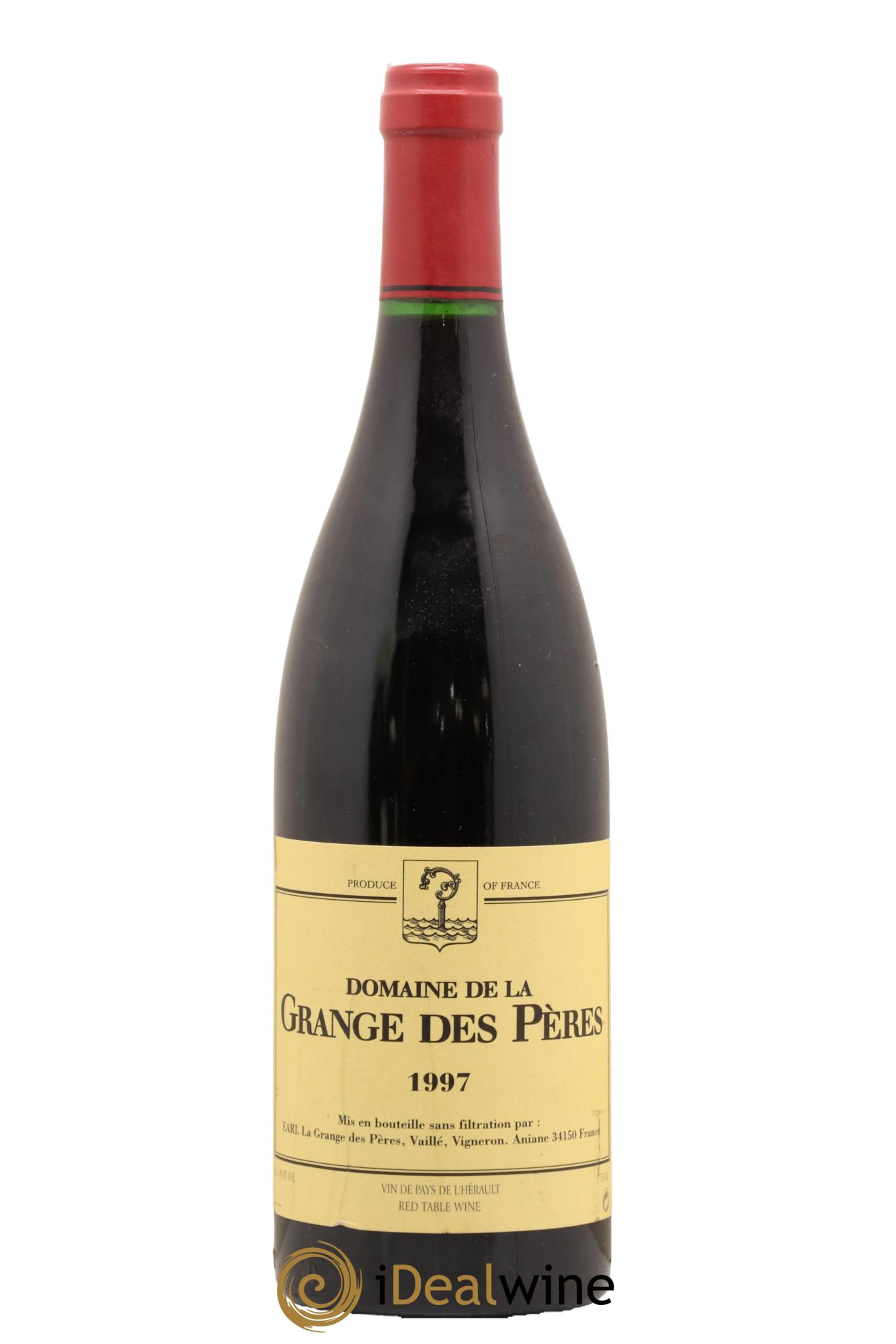 Pays d'Hérault Grange des Pères Laurent Vaillé 1997 - Lot de 1 bouteille - 0