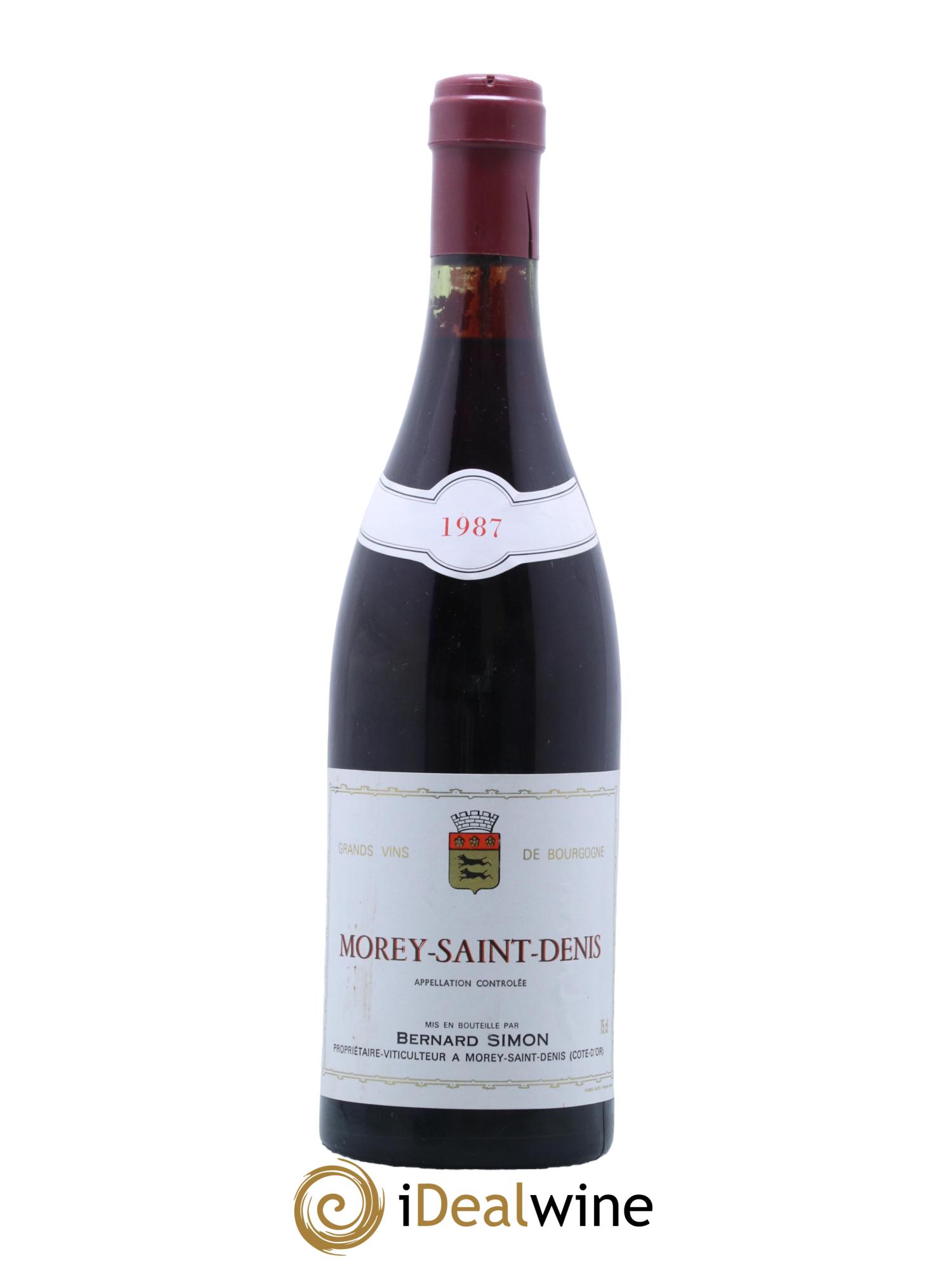 Morey-Saint-Denis Domaine Bernard Simon 1987 - Lot de 1 bouteille - 0