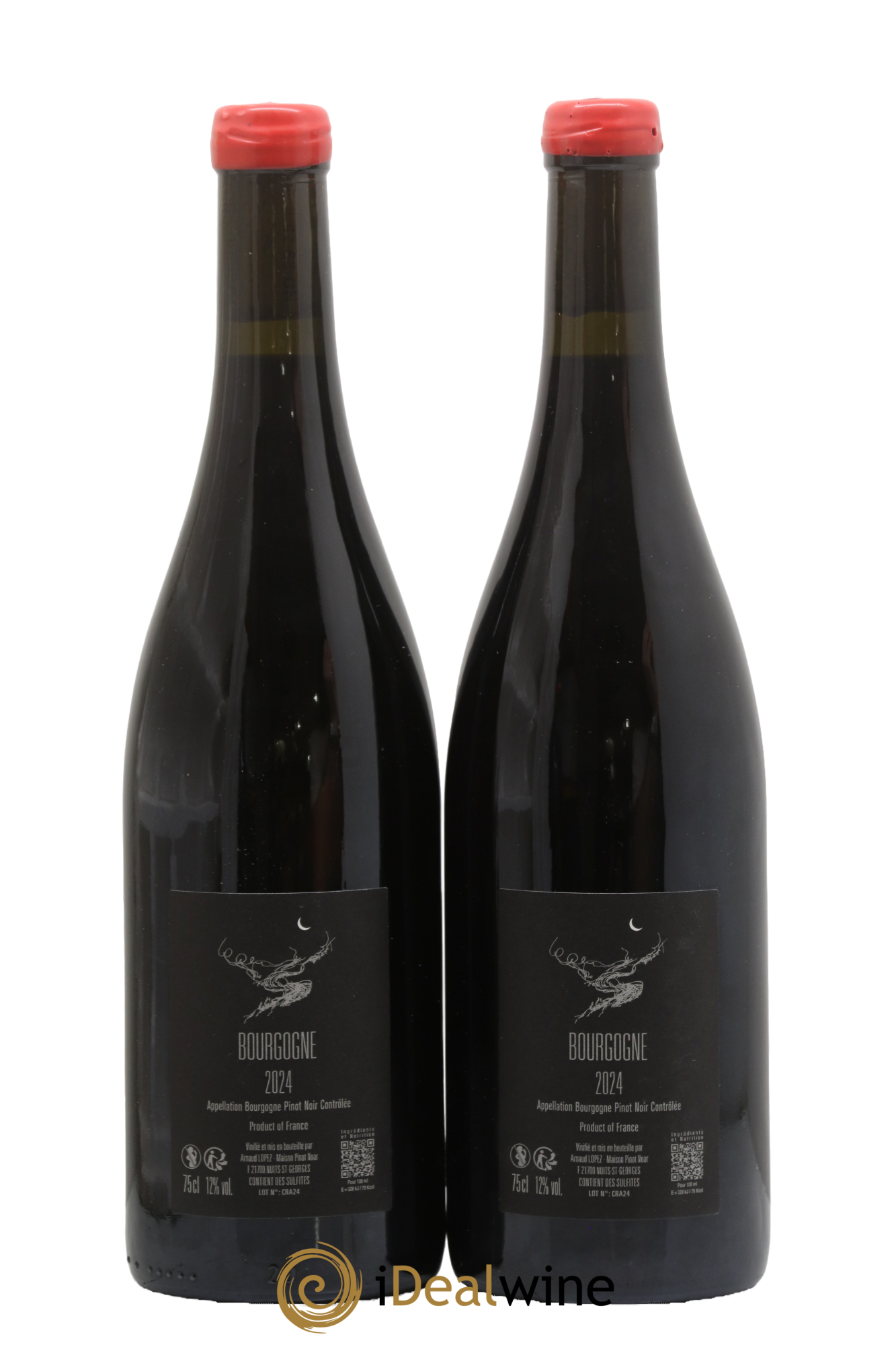Bourgogne Les Craies Arnaud Lopez 2024 - Lot de 2 bouteilles - 1