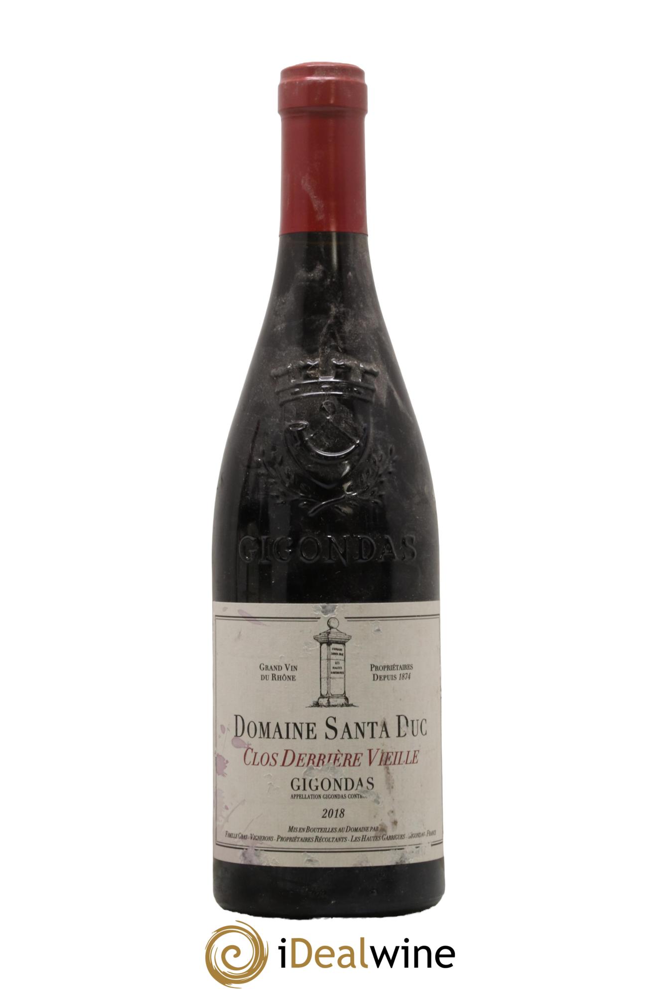 Gigondas Santa Duc (Domaine) Clos Derrière Vieille Famille Gras 2018 - Posten von 1 Flasche - 0