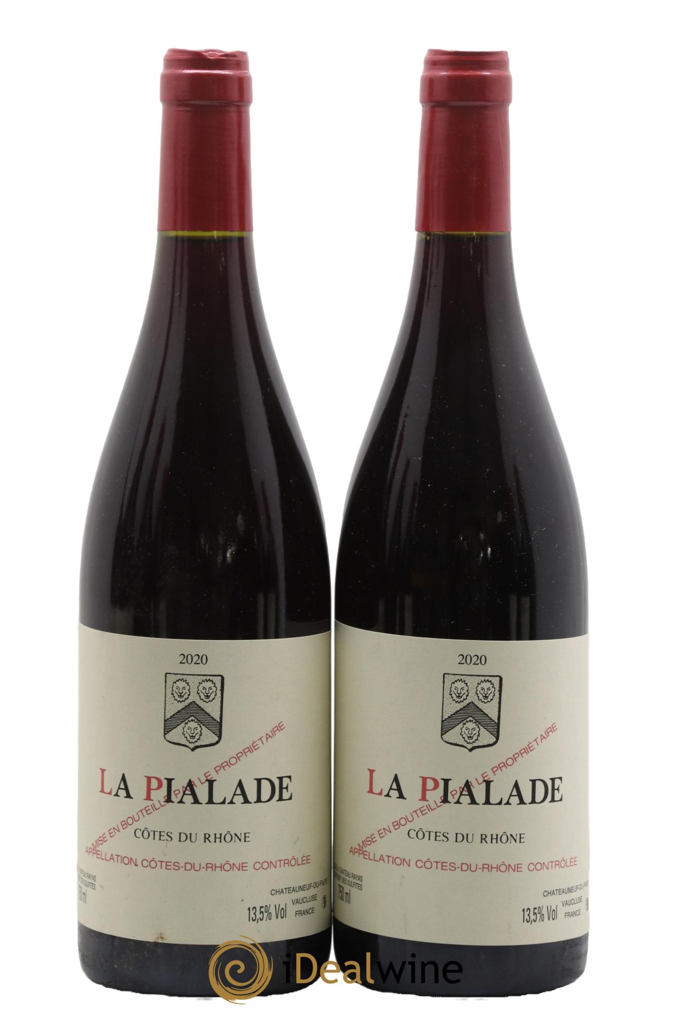 Côtes-du-Rhône La Pialade Emmanuel Reynaud 2020 - Lot of 2 bottles - 0