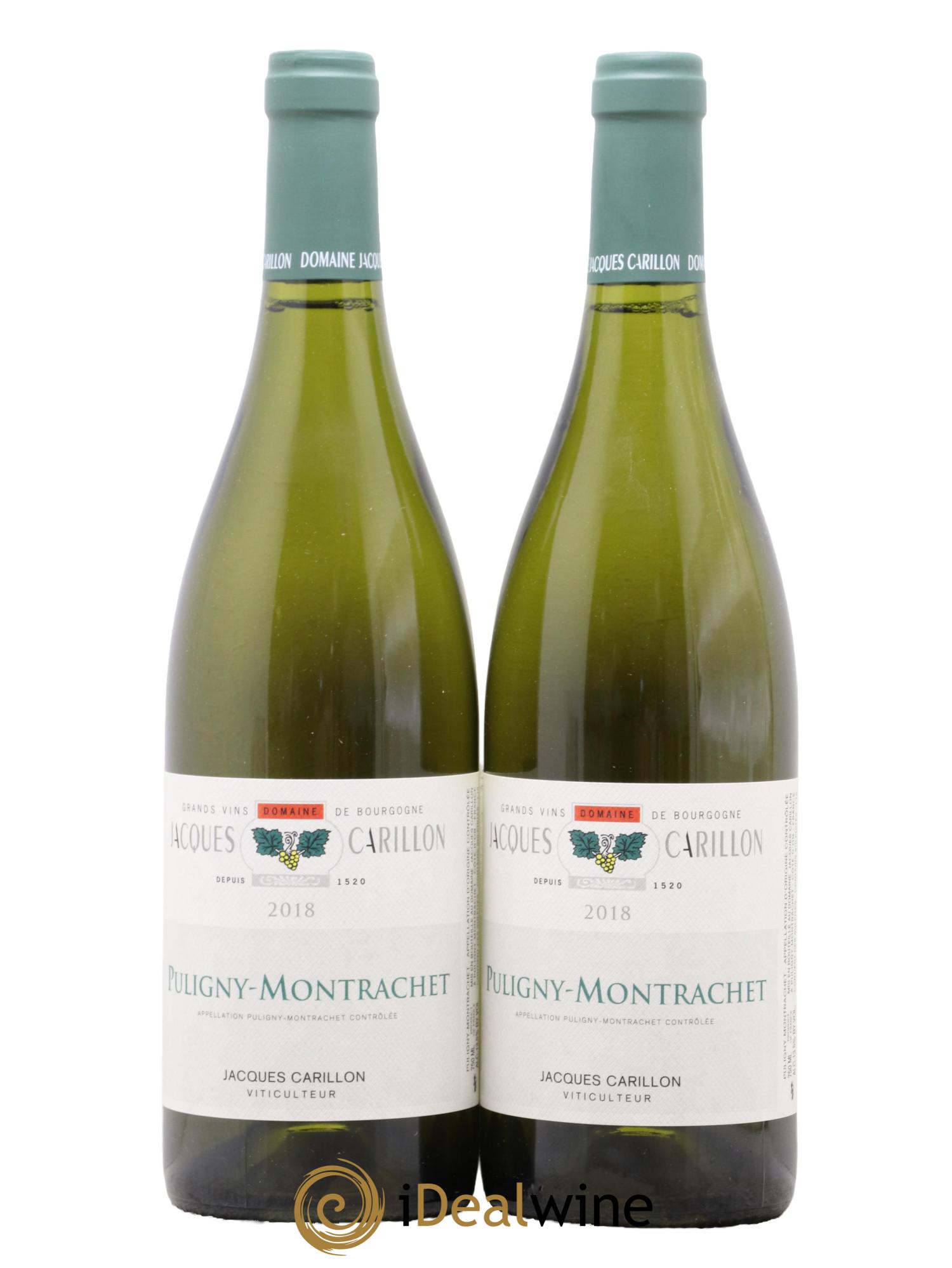 Puligny-Montrachet Jacques Carillon (Domaine) 2018 - Lot de 2 bouteilles - 0