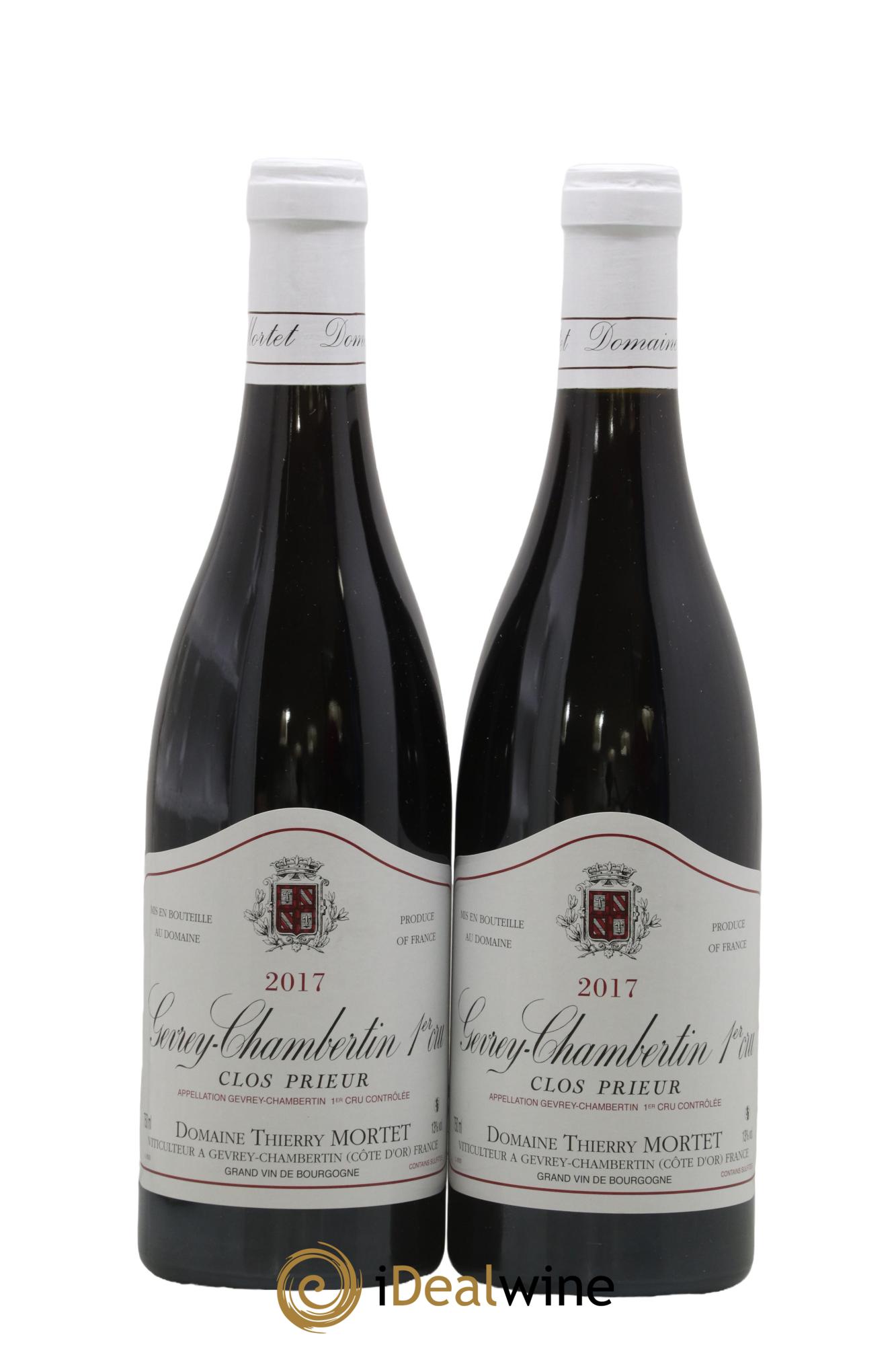 Gevrey-Chambertin 1er Cru Clos Prieur Thierry Mortet (Domaine) Clos Prieur Thierry Mortet 2017 - Posten von 2 Flaschen - 0