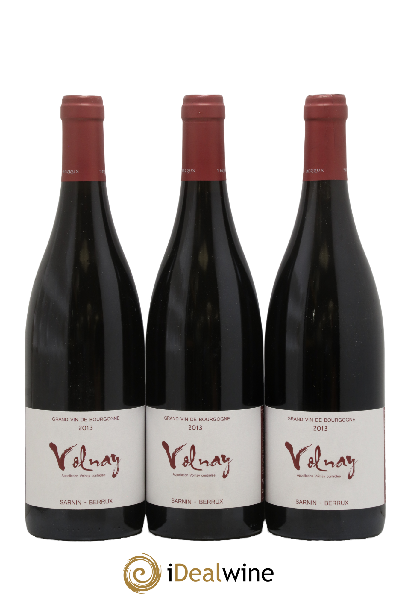 Volnay Sarnin-Berrux 2013 - Lot de 3 bouteilles - 0