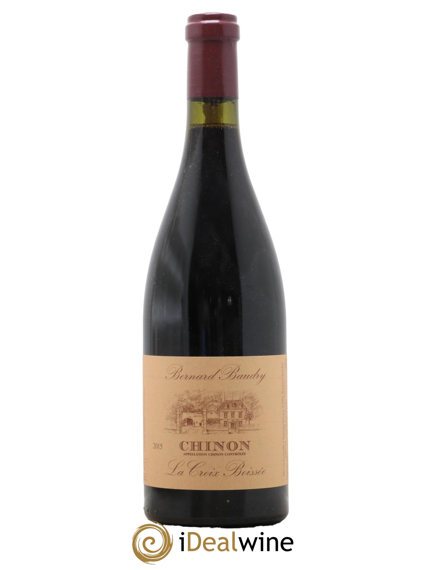 Chinon La Croix Boissée Bernard Baudry 2015 - Lot de 1 bouteille - 0