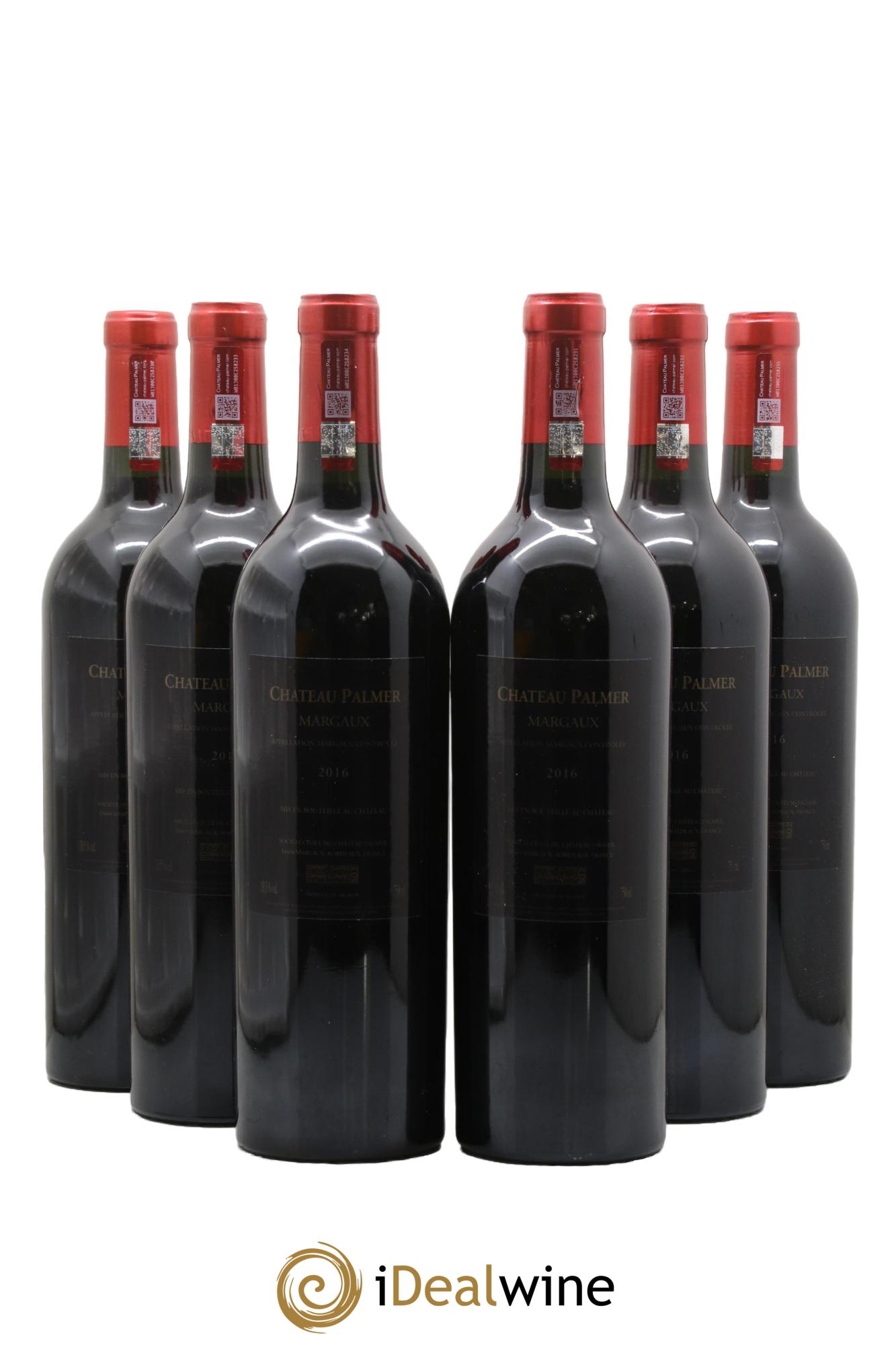 Château Palmer 3ème Grand Cru Classé 2016 - Lot of 6 bottles - 1