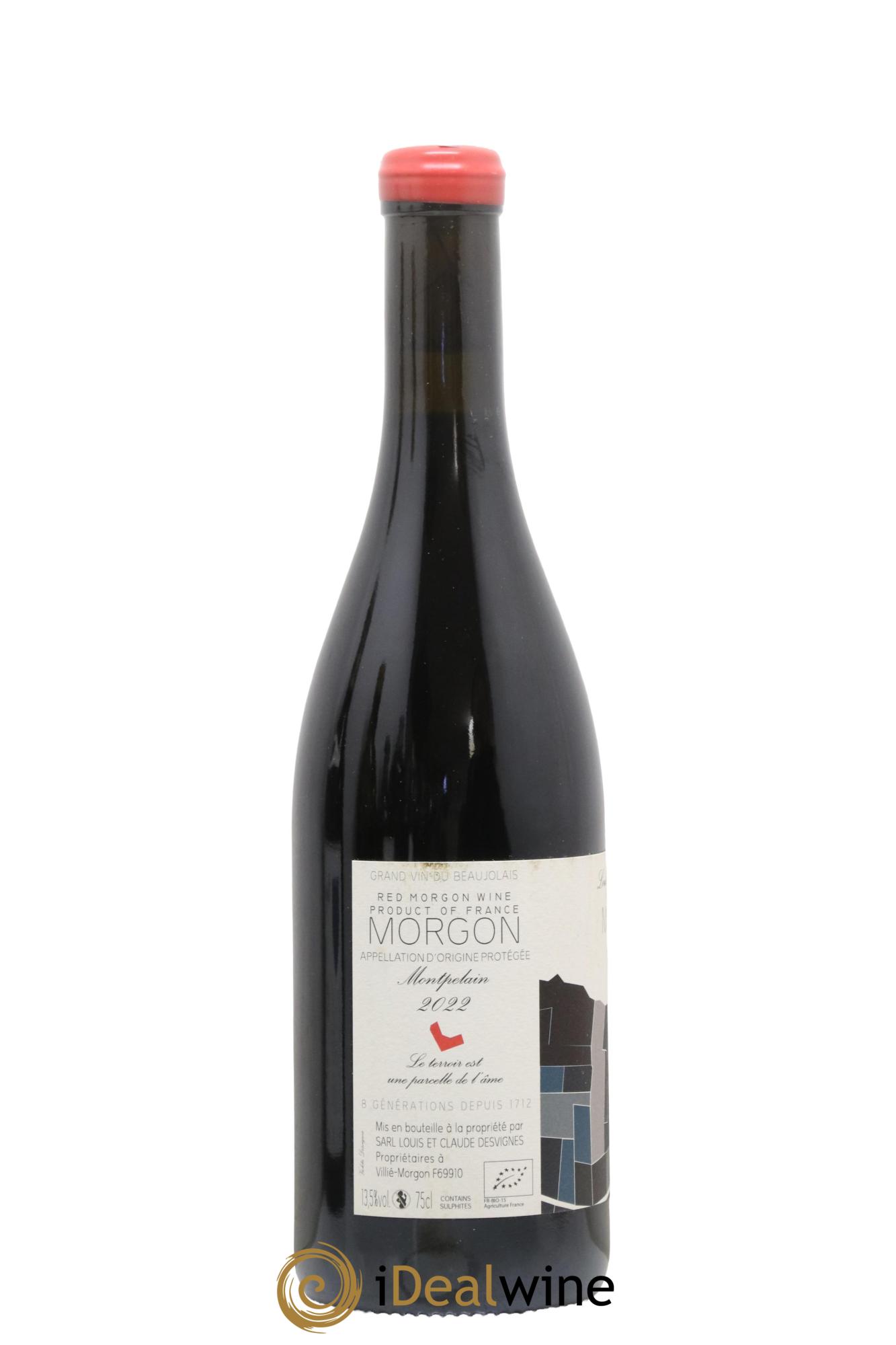 Morgon Montpelain Louis-Claude Desvignes 2022 - Lot de 1 bouteille - 1
