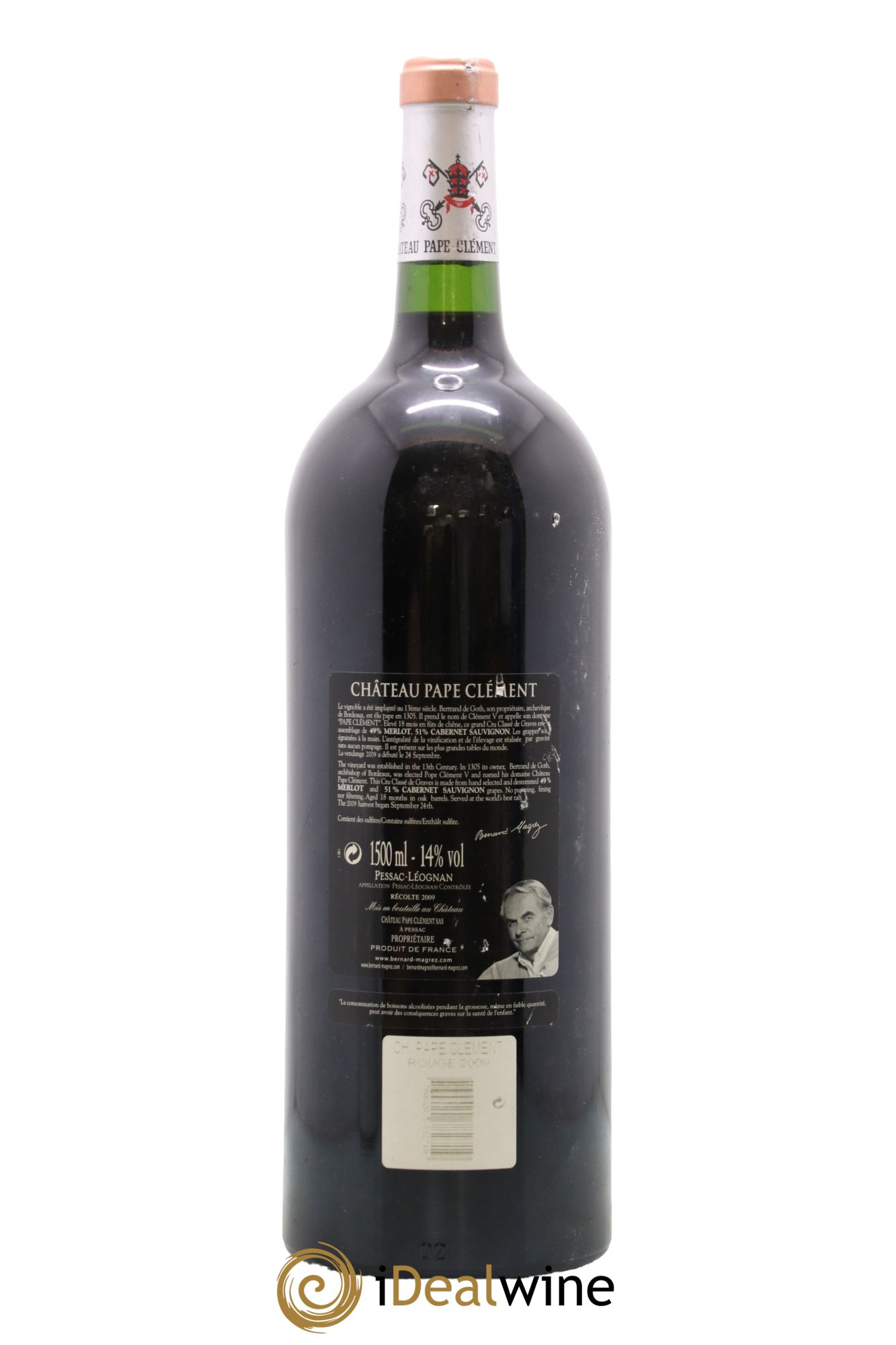 Château Pape Clément Cru Classé de Graves 2009 - Lot de 1 magnum - 1