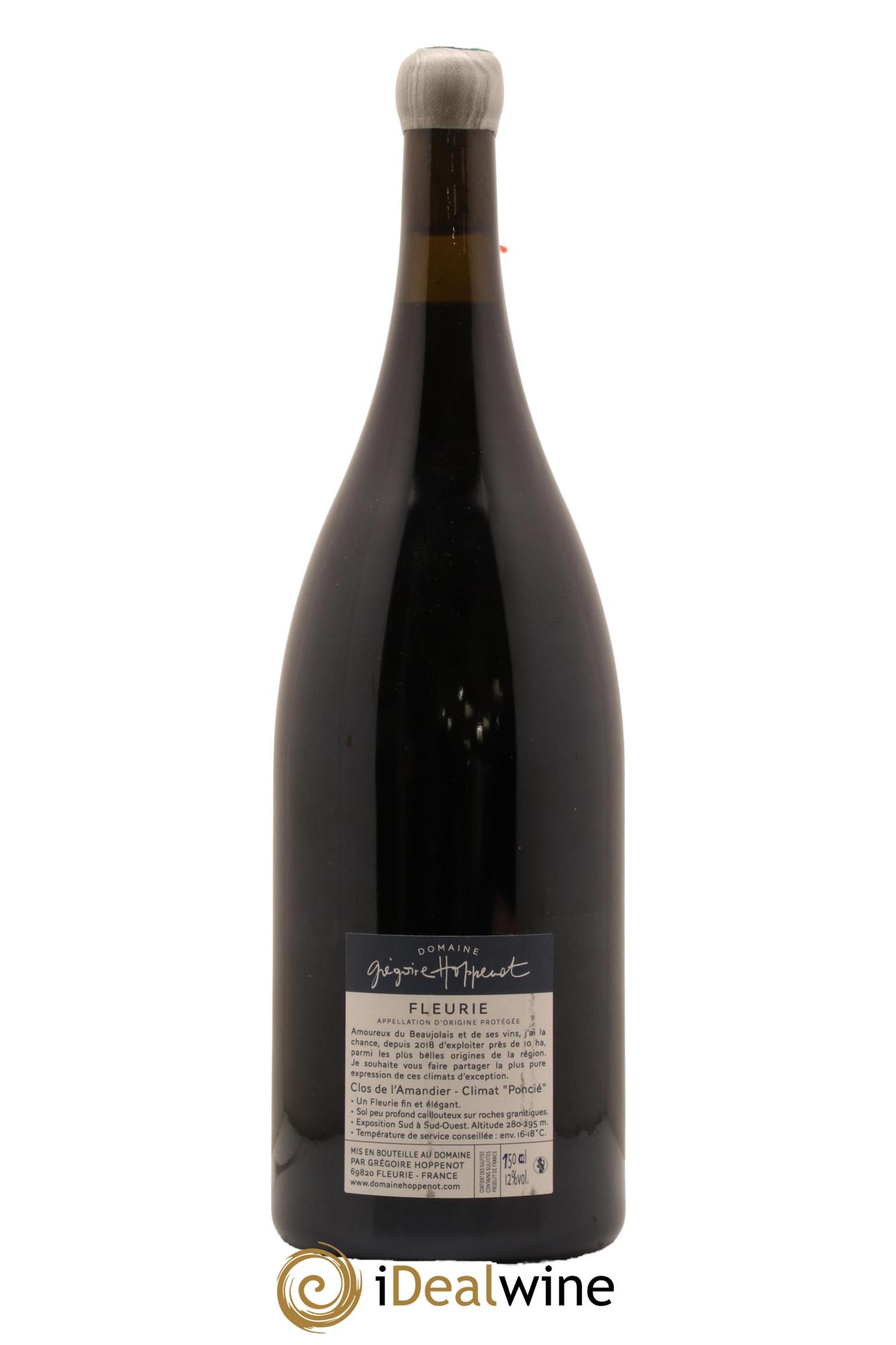 Fleurie Clos de l'Amandier Grégoire Hoppenot (Domaine) 2021 - Lot de 1 magnum - 1