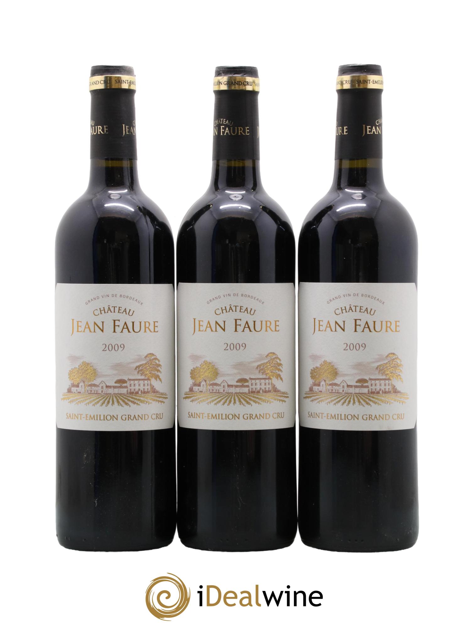 Château Jean Faure Grand Cru Classé 2009 - Lot de 3 bouteilles - 0