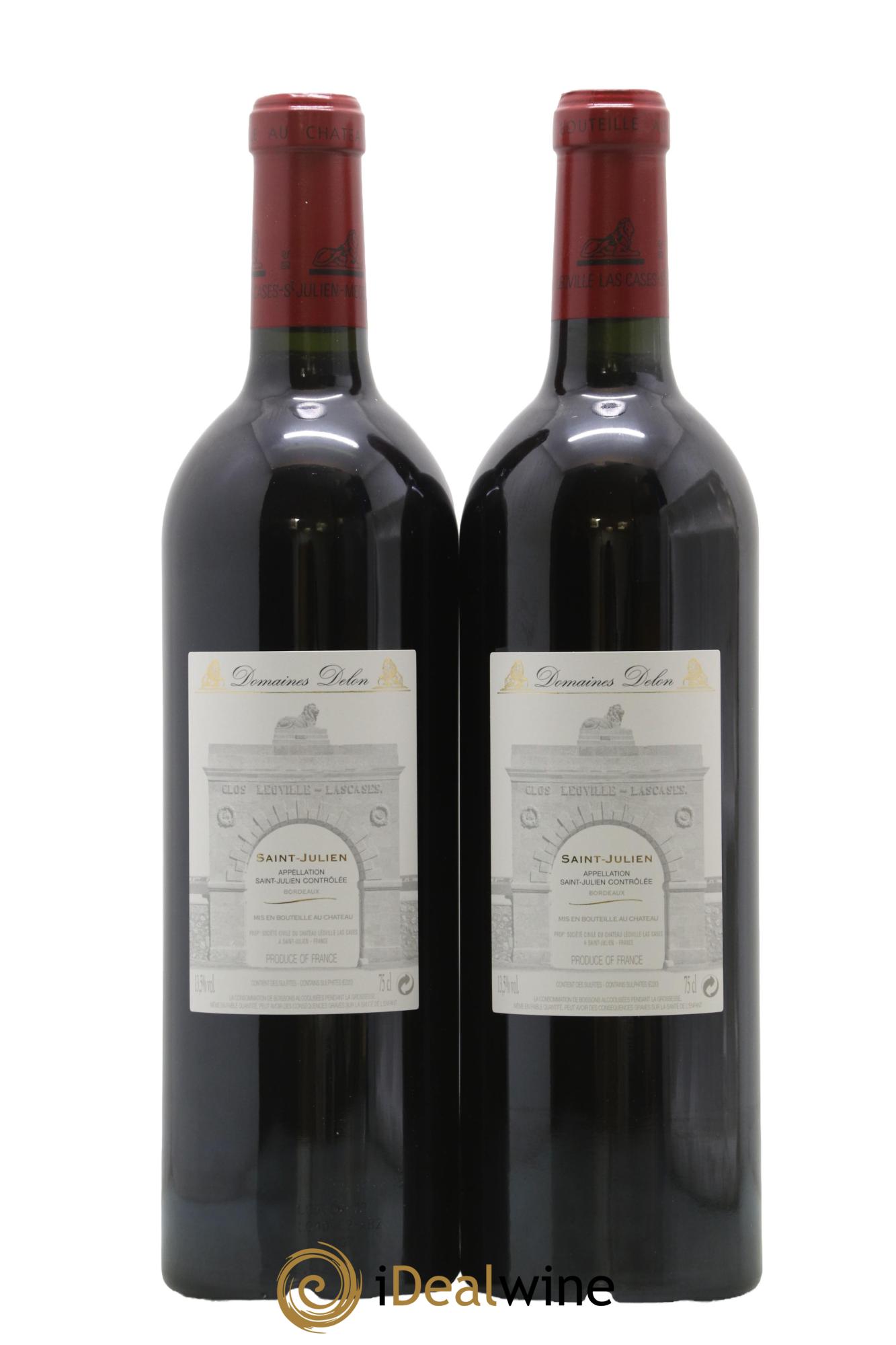 Château Léoville Las Cases 2ème Grand Cru Classé 2010 - Lotto di 2 bottiglie - 1