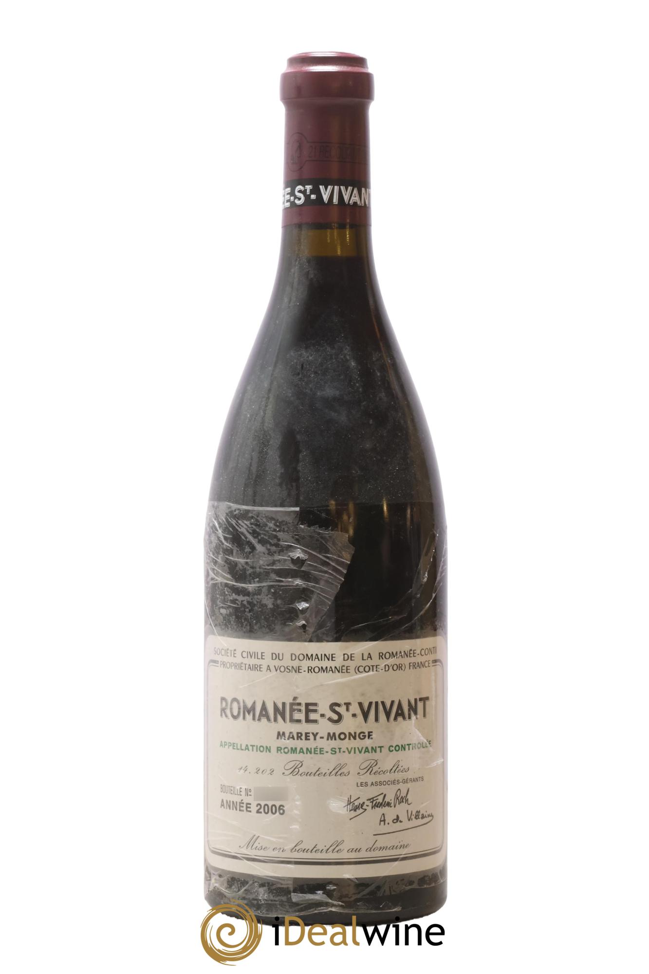 Romanée-Saint-Vivant Grand Cru Domaine de la Romanée-Conti 2006 - Lotto di 1 bottiglia - 0