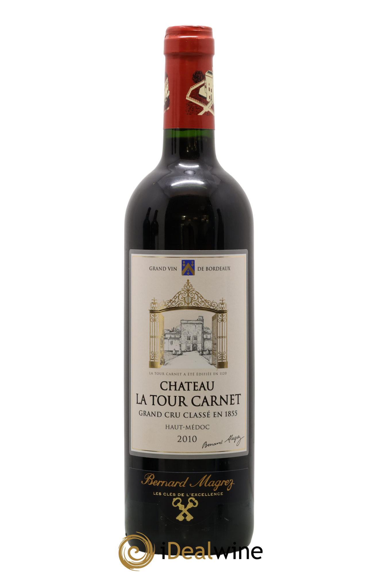 Château la Tour Carnet 4ème Grand Cru Classé 2010 - Lot of 1 bottle - 0