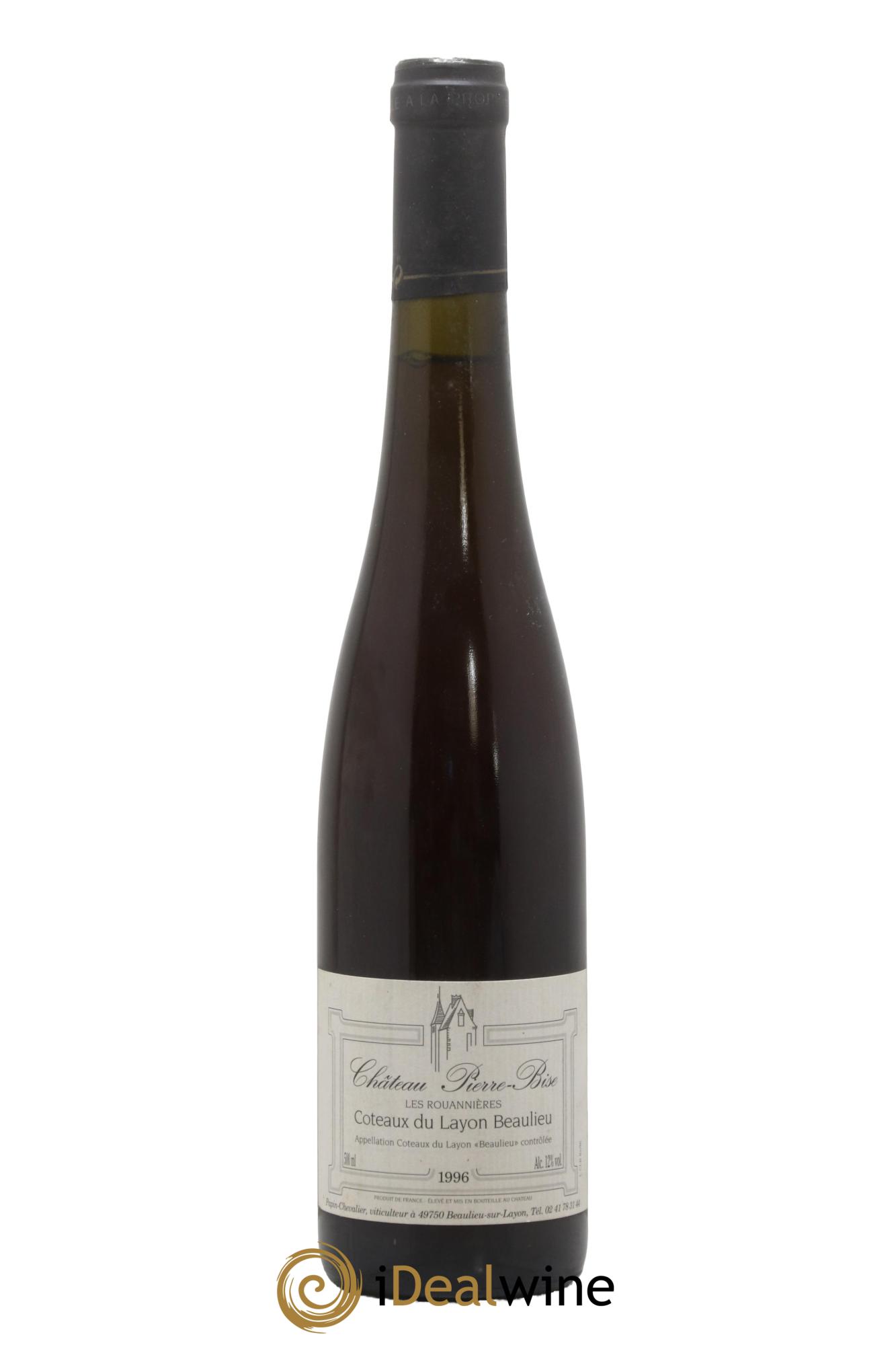 Coteaux du Layon Beaulieu Les Rouannières Château Pierre-Bise 1996 - Lot of 1 500ml format - 0
