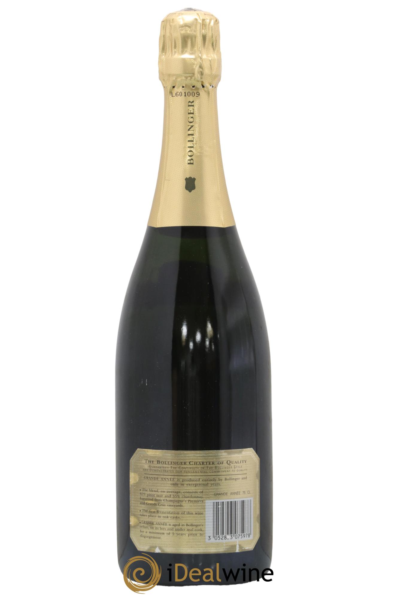 Grande Année Brut Bollinger 1988 - Lot of 1 bottle - 1