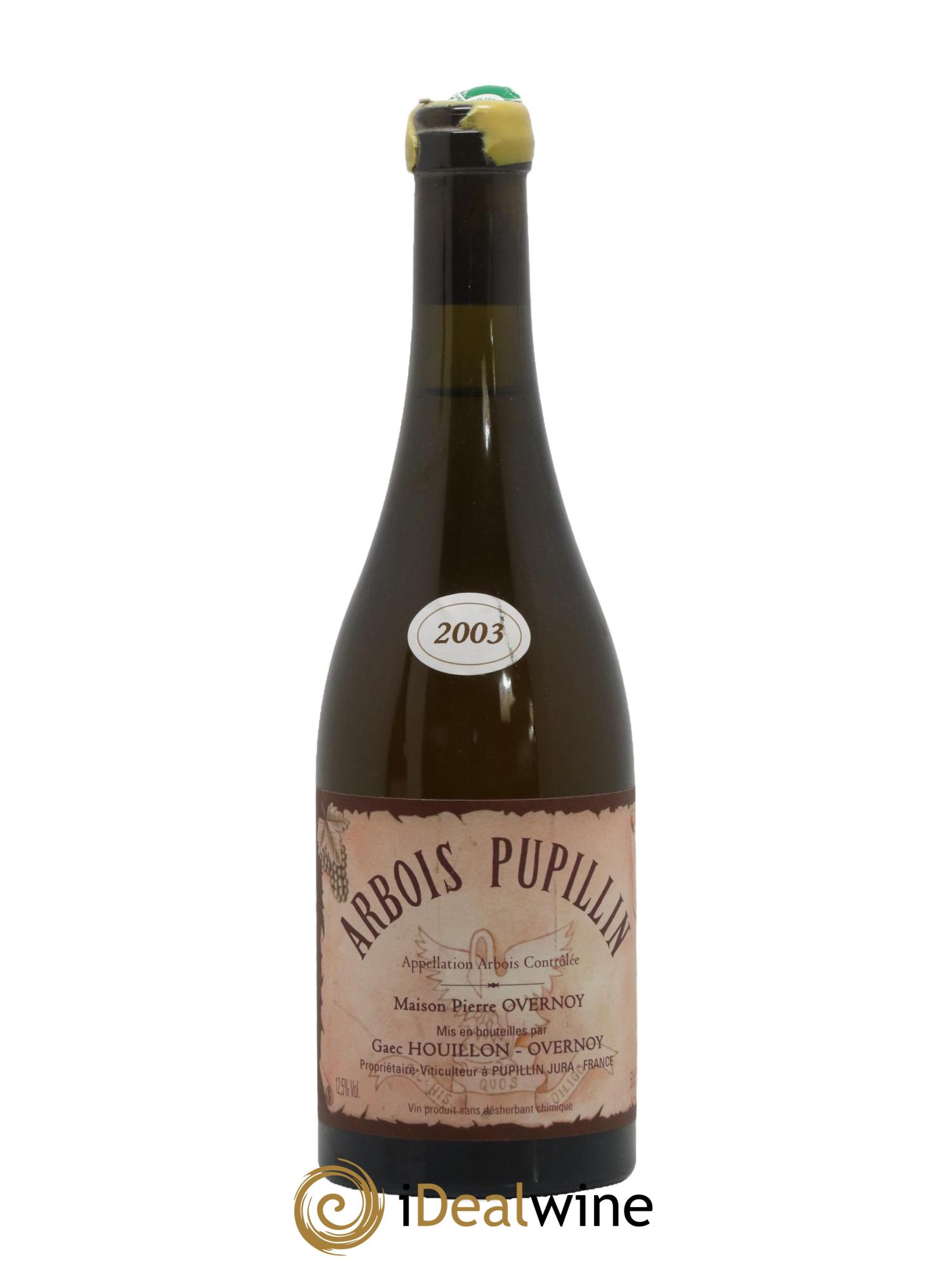 Arbois-Pupillin Vieux Savagnin Ouillé 50cl (VSO) Overnoy-Houillon (Domaine) 2003 - Lot de 1 format 50cl - 0