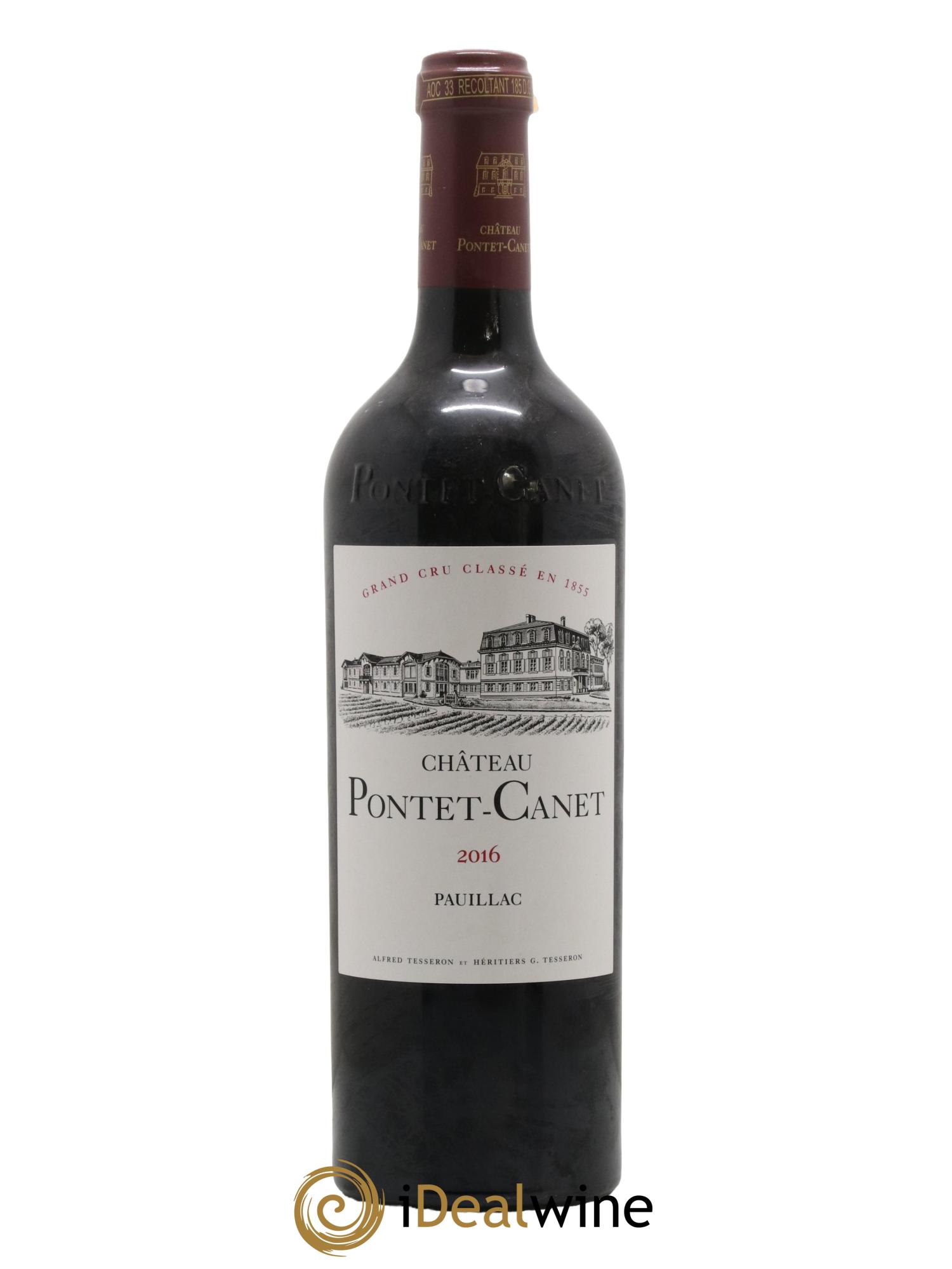 Château Pontet Canet 5ème Grand Cru Classé 2016 - Lot de 1 bouteille - 0