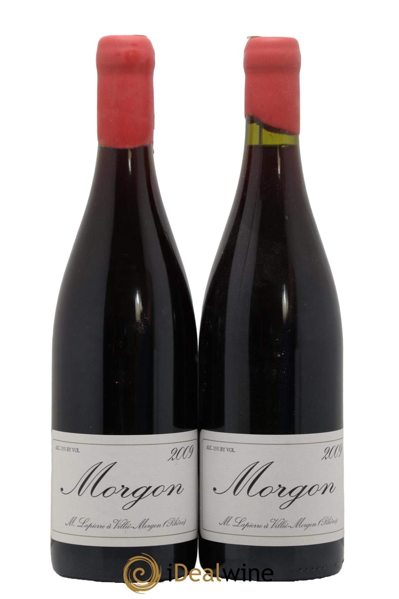 Morgon Marcel Lapierre (Domaine) 2009 - Lot de 2 bouteilles - 0